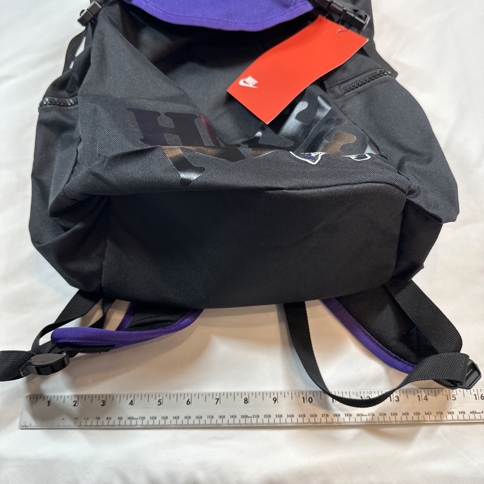 Nike Heritage Rucksack Hiking Backpack Black Purple CW6365-010 ACG