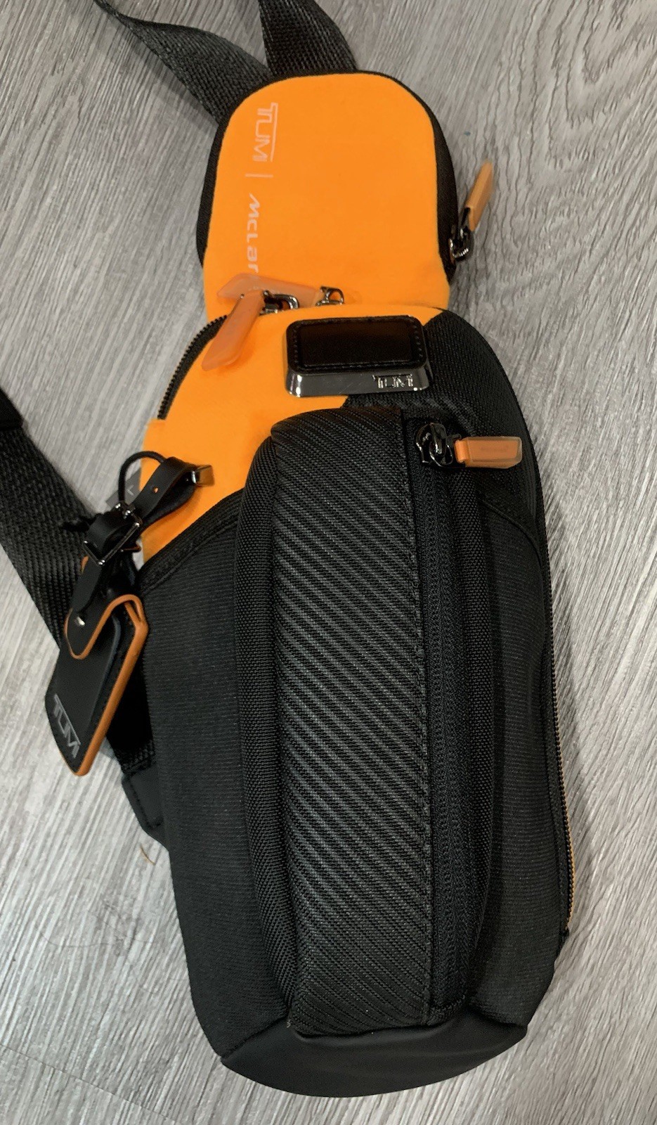 Tumi McLaren Alpha Bravo Collaboration Sling Crossbody $450