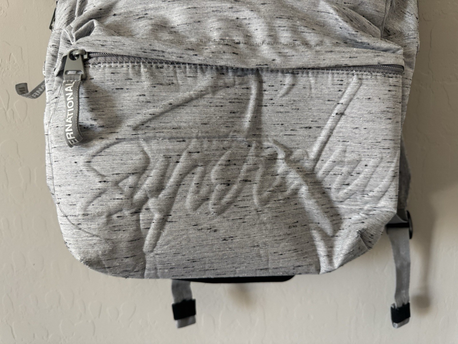 SUPERDRY International Embossed Kayem MONTANA Gray Backpack One Size