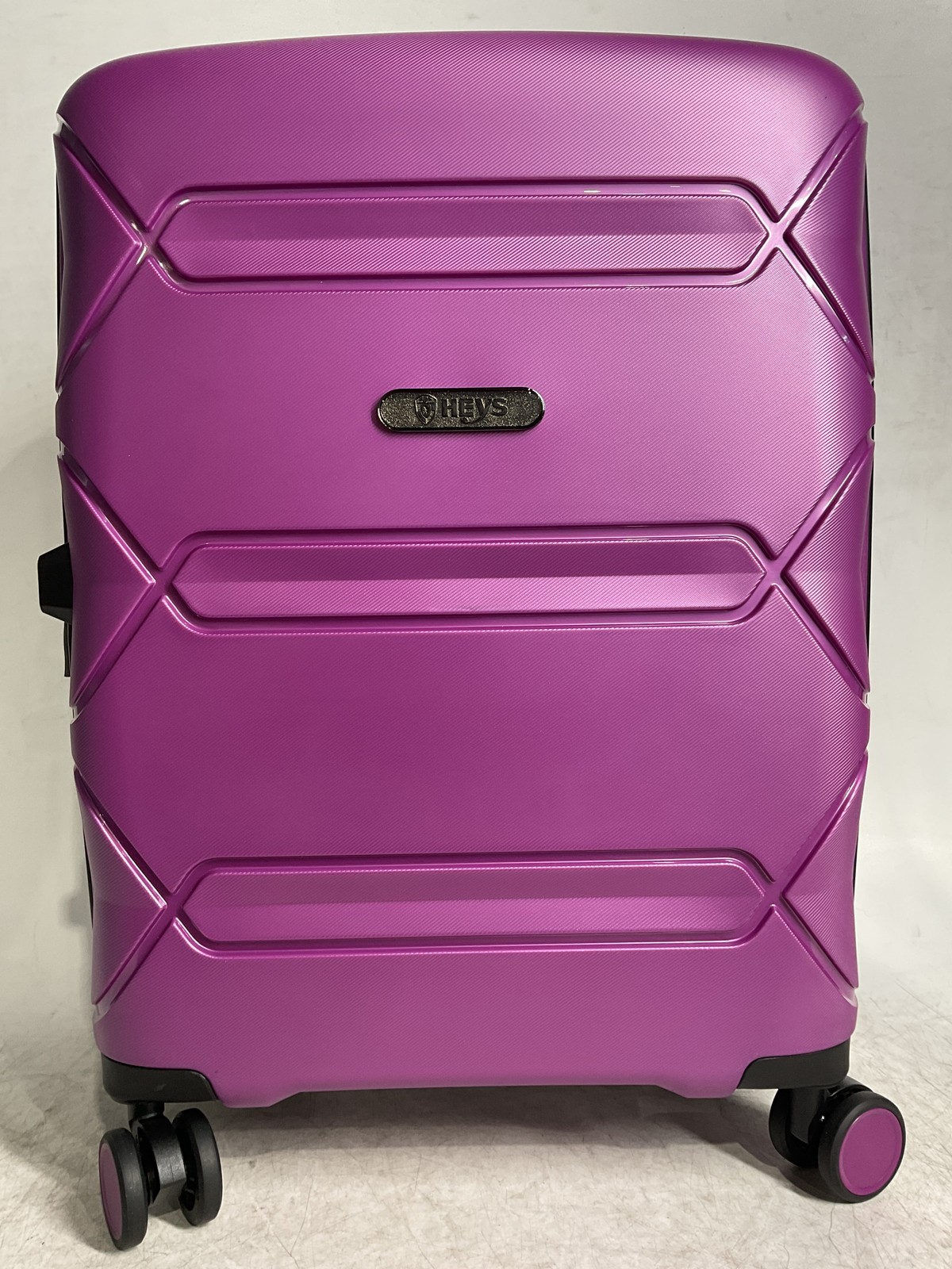Heys Milos Durable and lightweight luggage, Plum 21 Inch Carry On U1