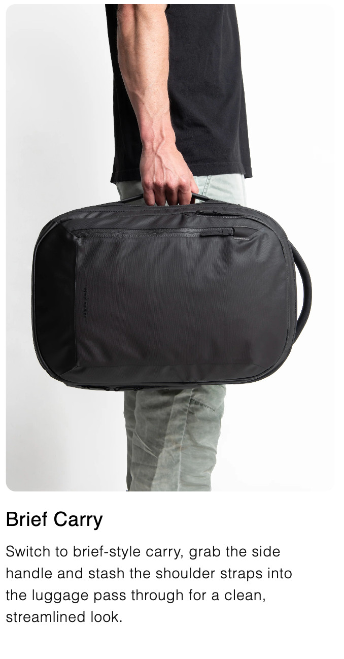 Sympl Commuter Pack 20L – Carbonate, EDC Tech/Laptop Backpack