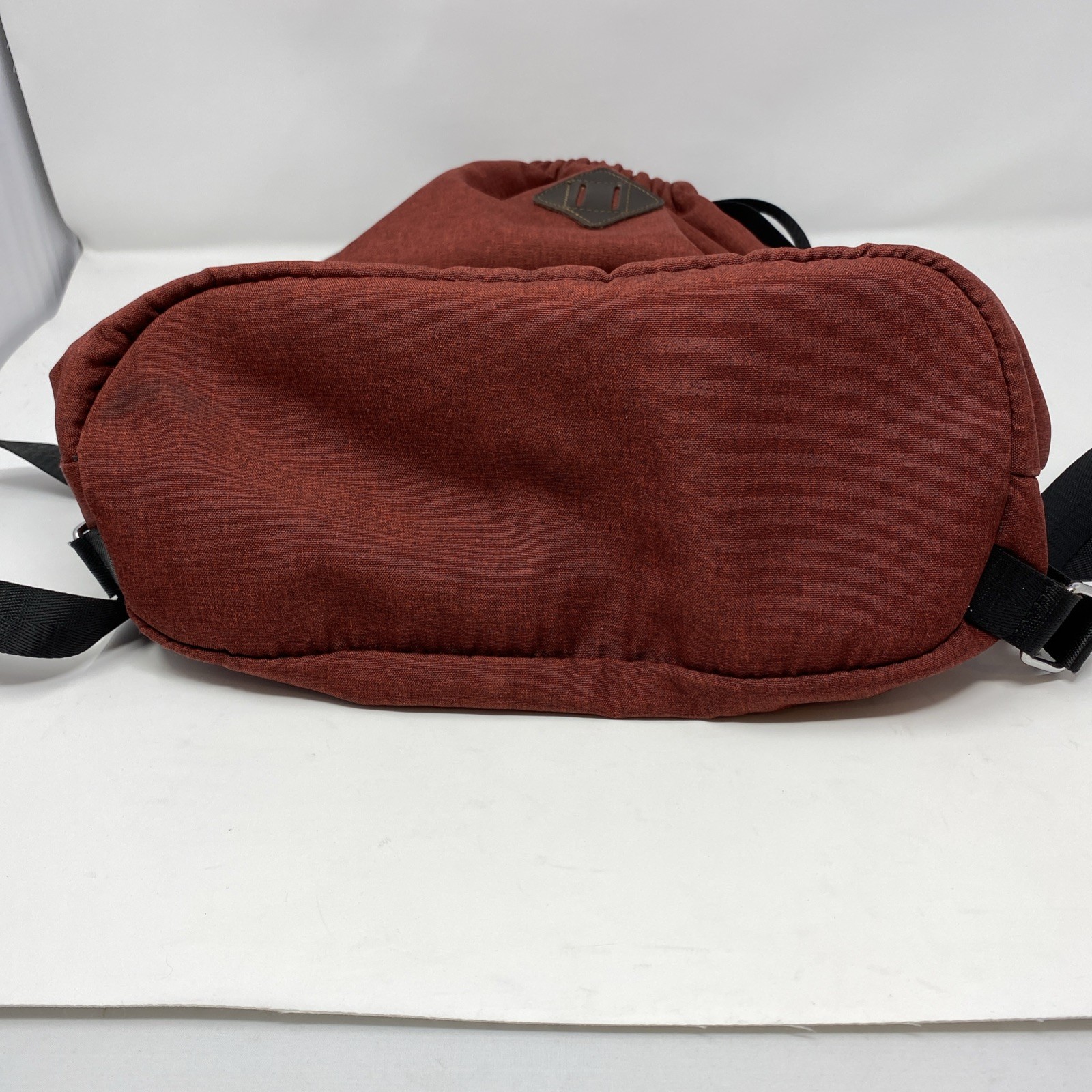KAUKKO Backpack Drawstring Waterproof Red Nylon Swimming Gym Yoga Sports Bag