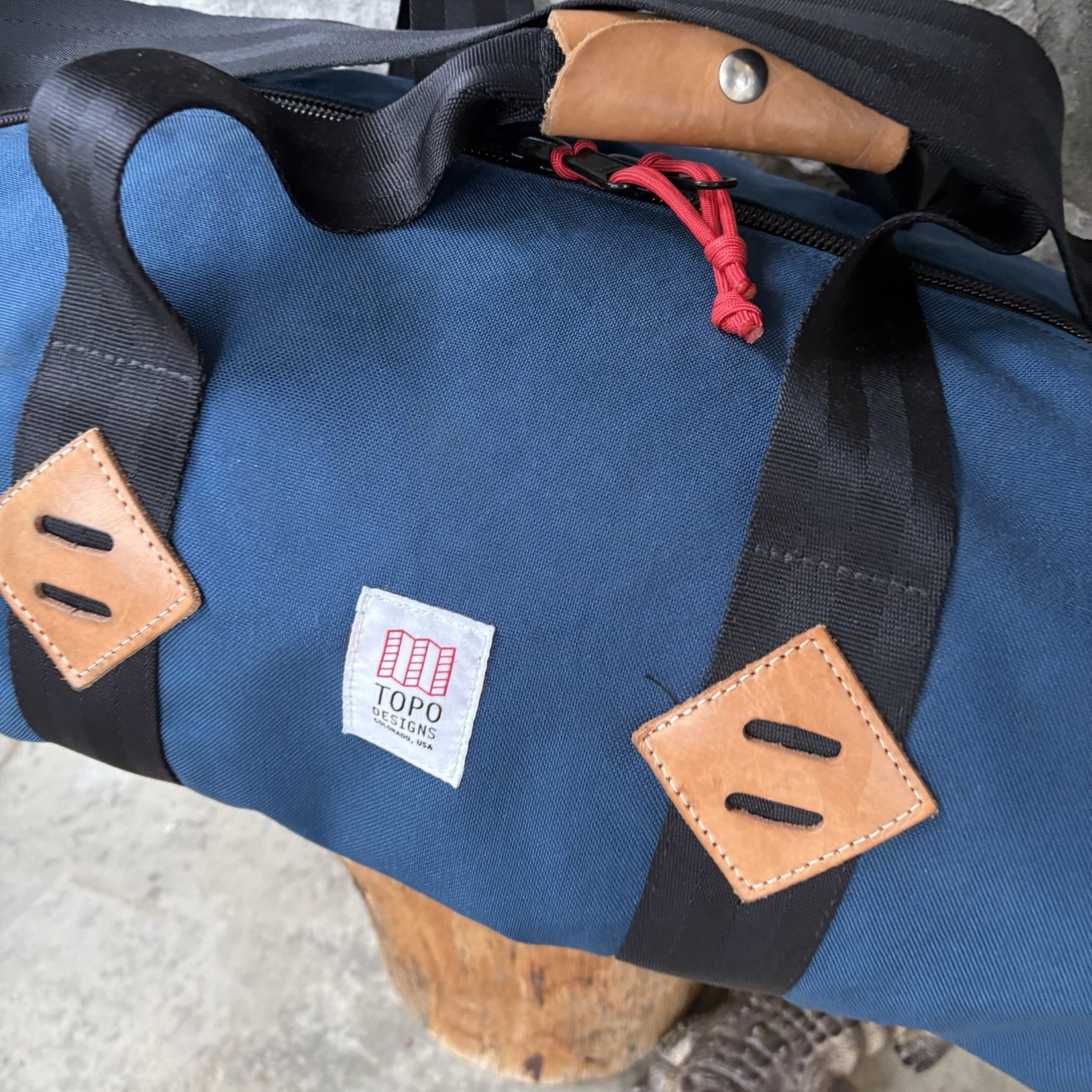 Topo Designs Classic Duffel Bag 42L With Handles and Removable Strap Made In US
