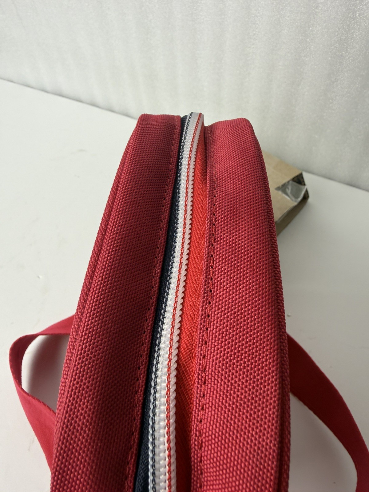 SuperDry Sportsyle Side Bag Red Crossbody Small Messenger Shoulder Strap Zip 9″