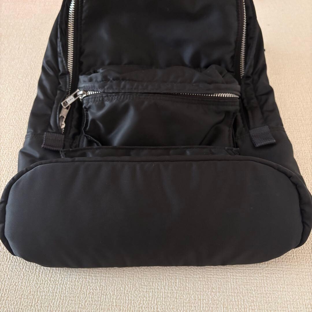 Porter Tanker Backpack Black Nylon Orange Lining Japan Mens Bag 43cm 232