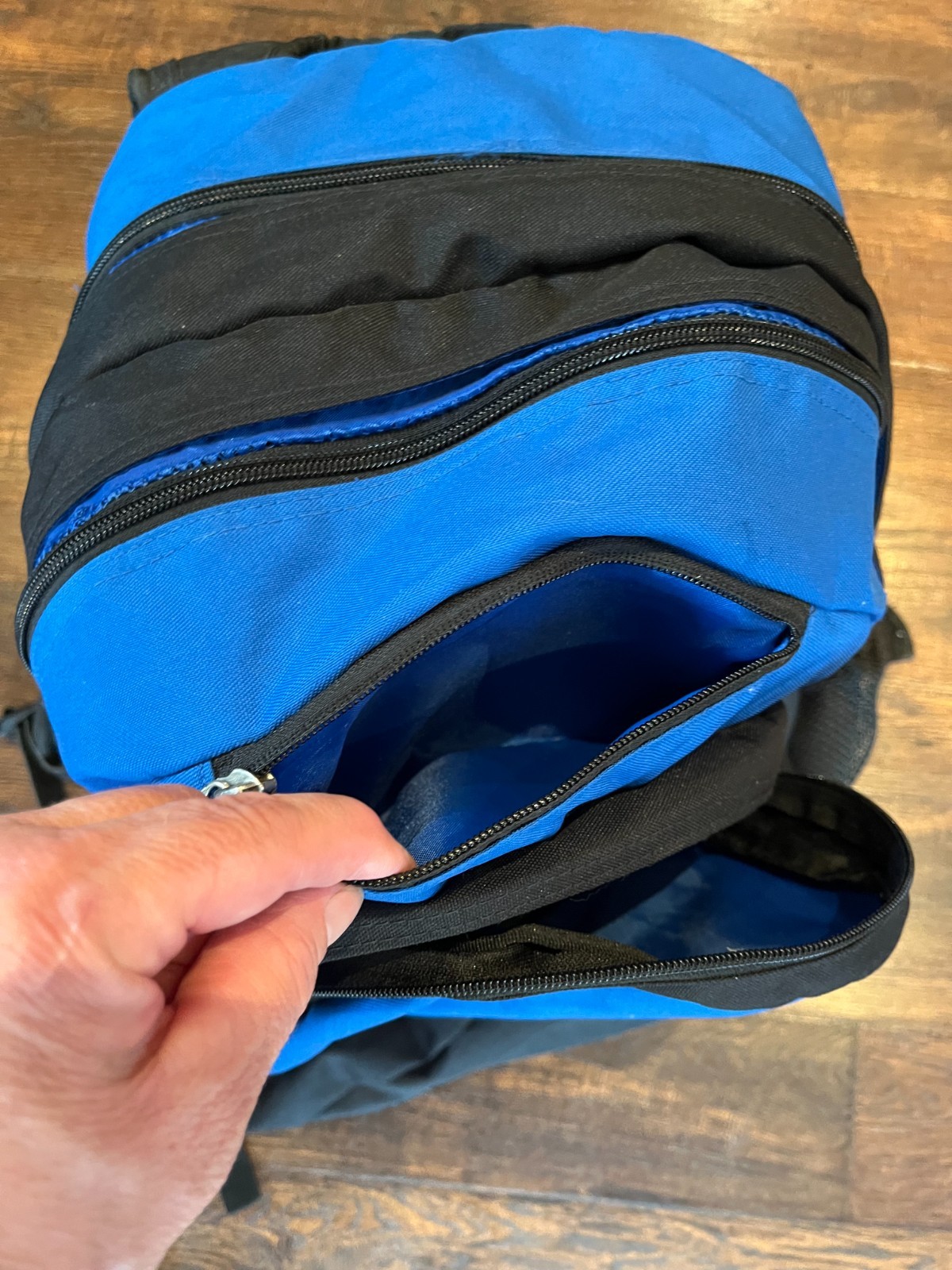 Vintage jansport Big Student Backpack Blue