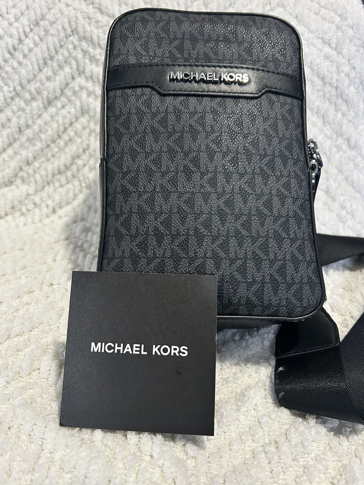Michael Kors Cooper Men Medium Logo Crossbody Fanny Pack Waist Bag Variation