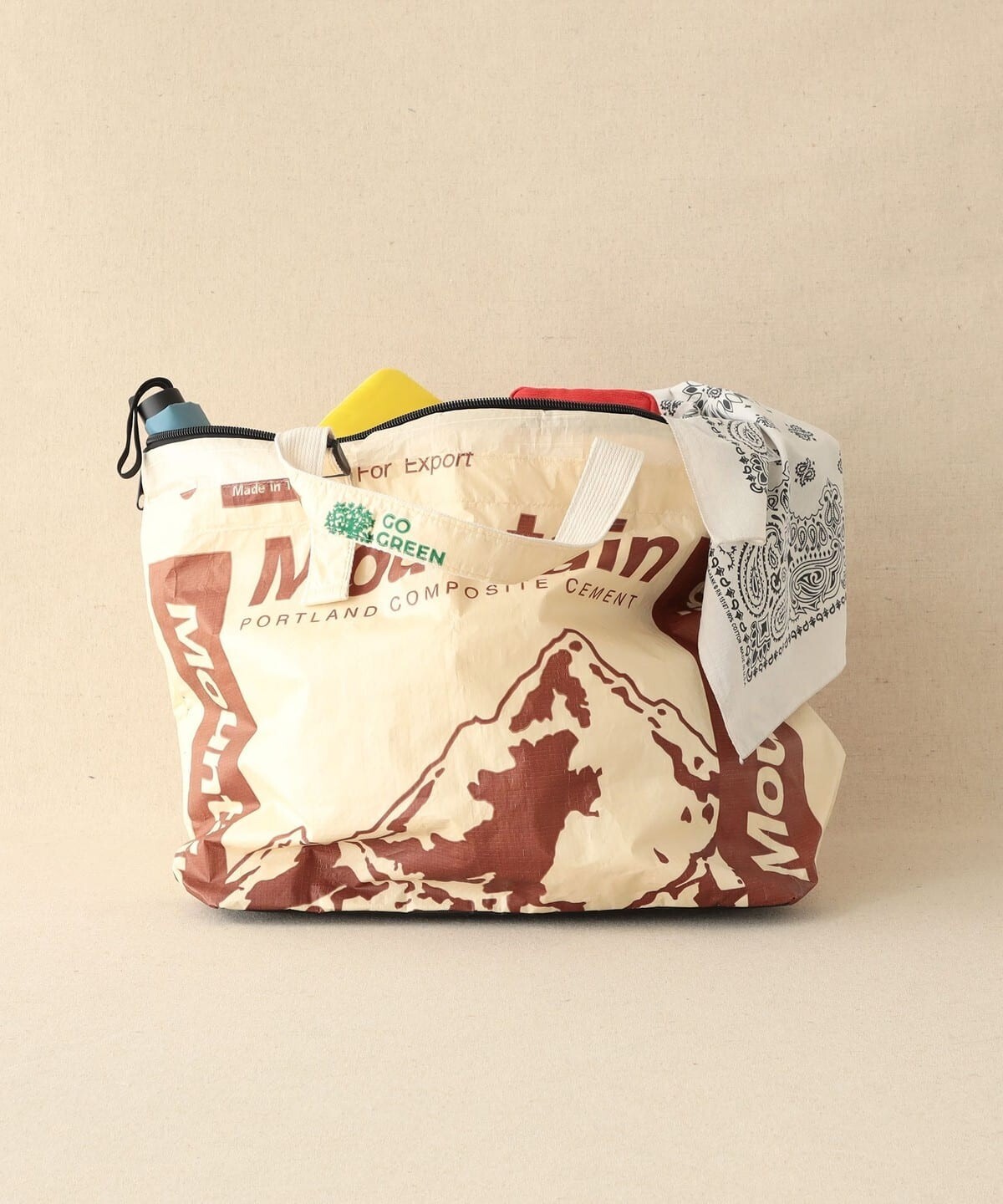 (ASK availability First) BEAMS THAILAND MADE / Cement bag new