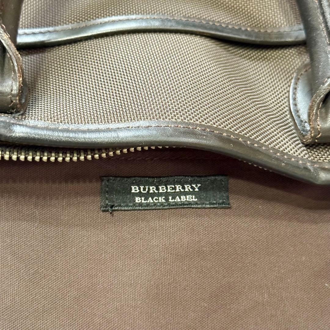 Burberry Black Label Business Bag Briefcase Leather Brown Men Bag Accessory JPN