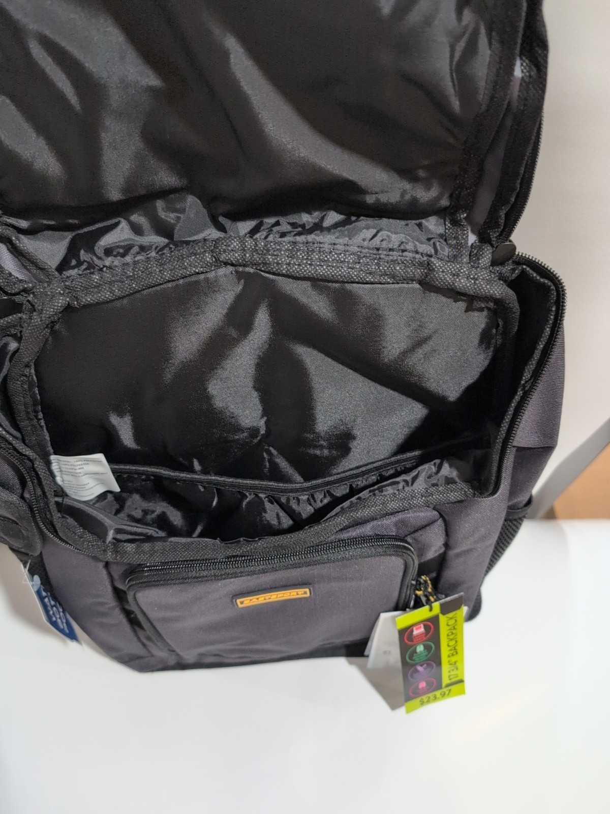 Eastsport Unisex PRINCE TOP LOADER Backpack Padded Tech & Bottle Pocket NEW
