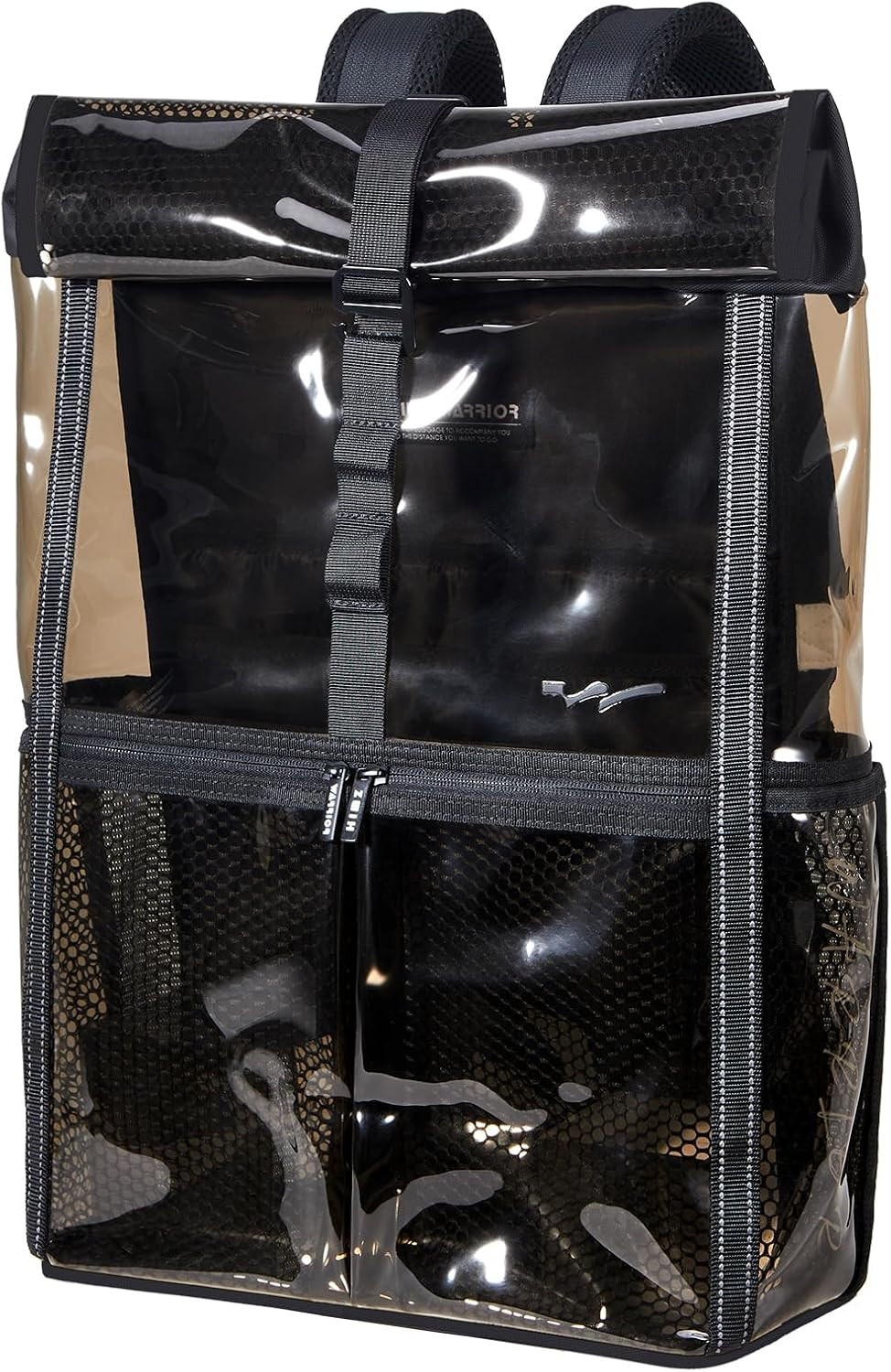 Clear Backpack Heavy Duty Adults 18L Rolltop Backpack Transparent TSA Approved f