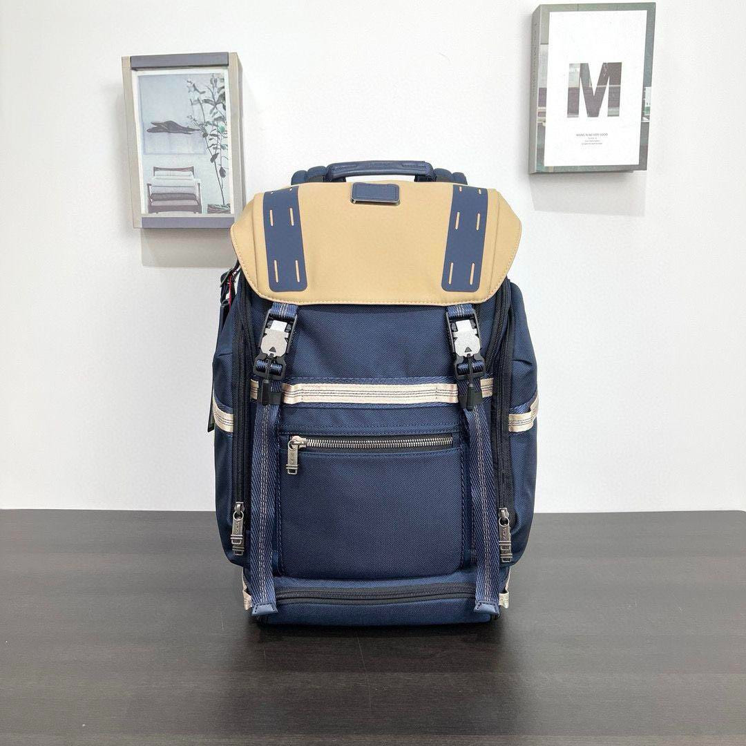 Tumi Alpha Bravo Expedition Flap Backpack Navy 232719
