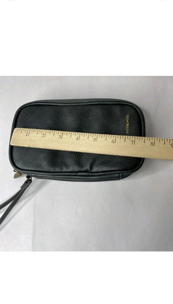 Frye and Co. Vegan Leather Tech Storage Case 2-Zip Sections Unisex