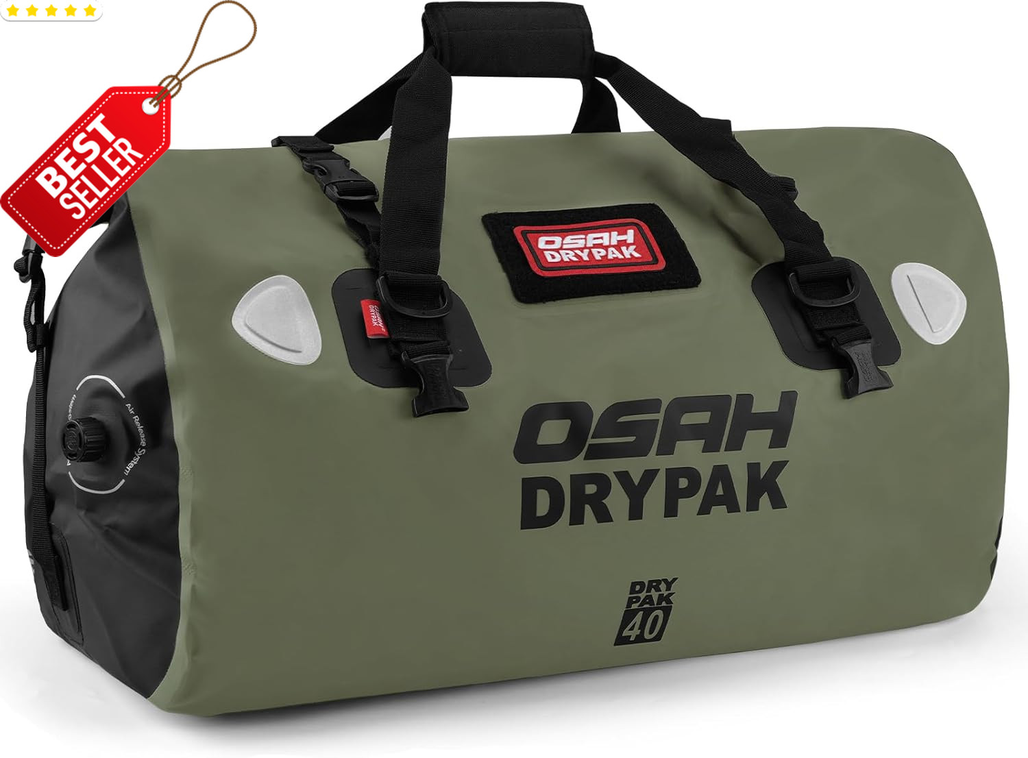 Waterproof Duffel Bag – Motorcycle Dry Bag Tail Bag with Large Storage Space, Wa