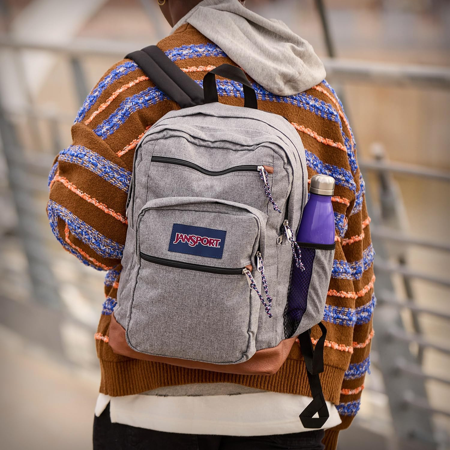 Cool Backpack, with 15-Inch Laptop Sleeve – Large Computer Bag Rucksack with 2 C