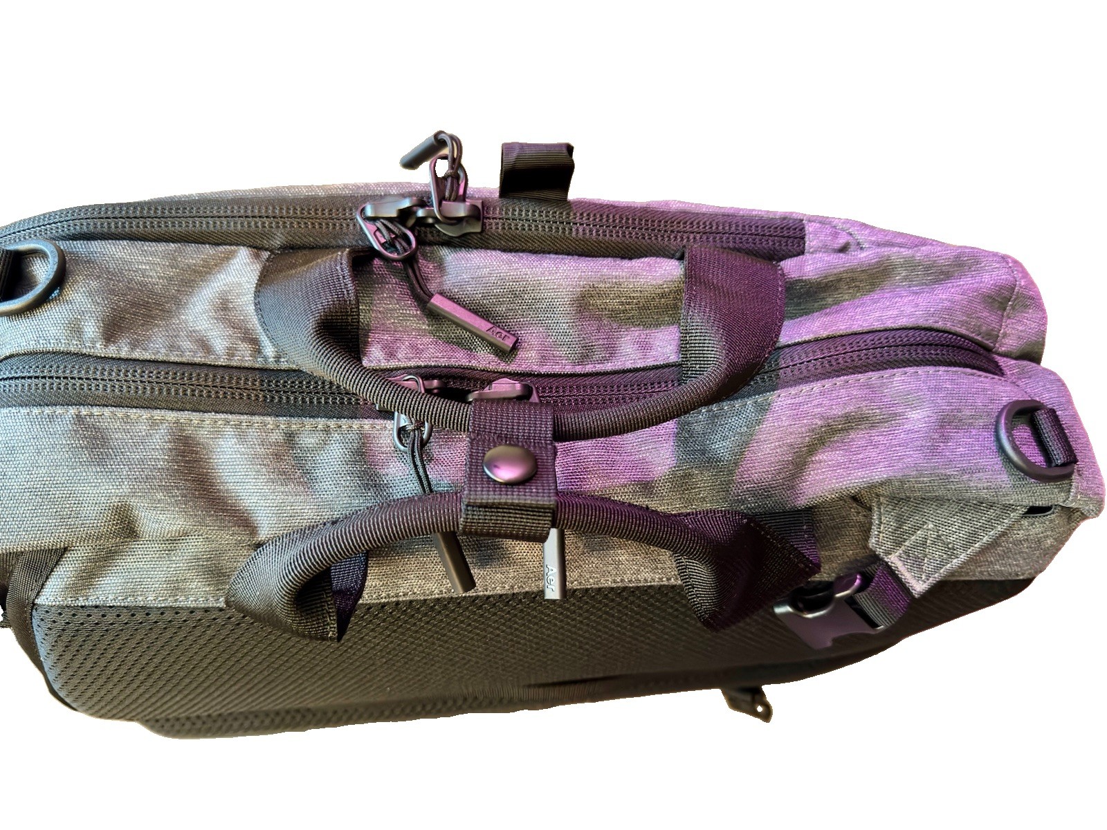 Aer Flight Pack 3 Gray Cordura Nylon 3-Way Backpack Duffel Briefcase Unisex