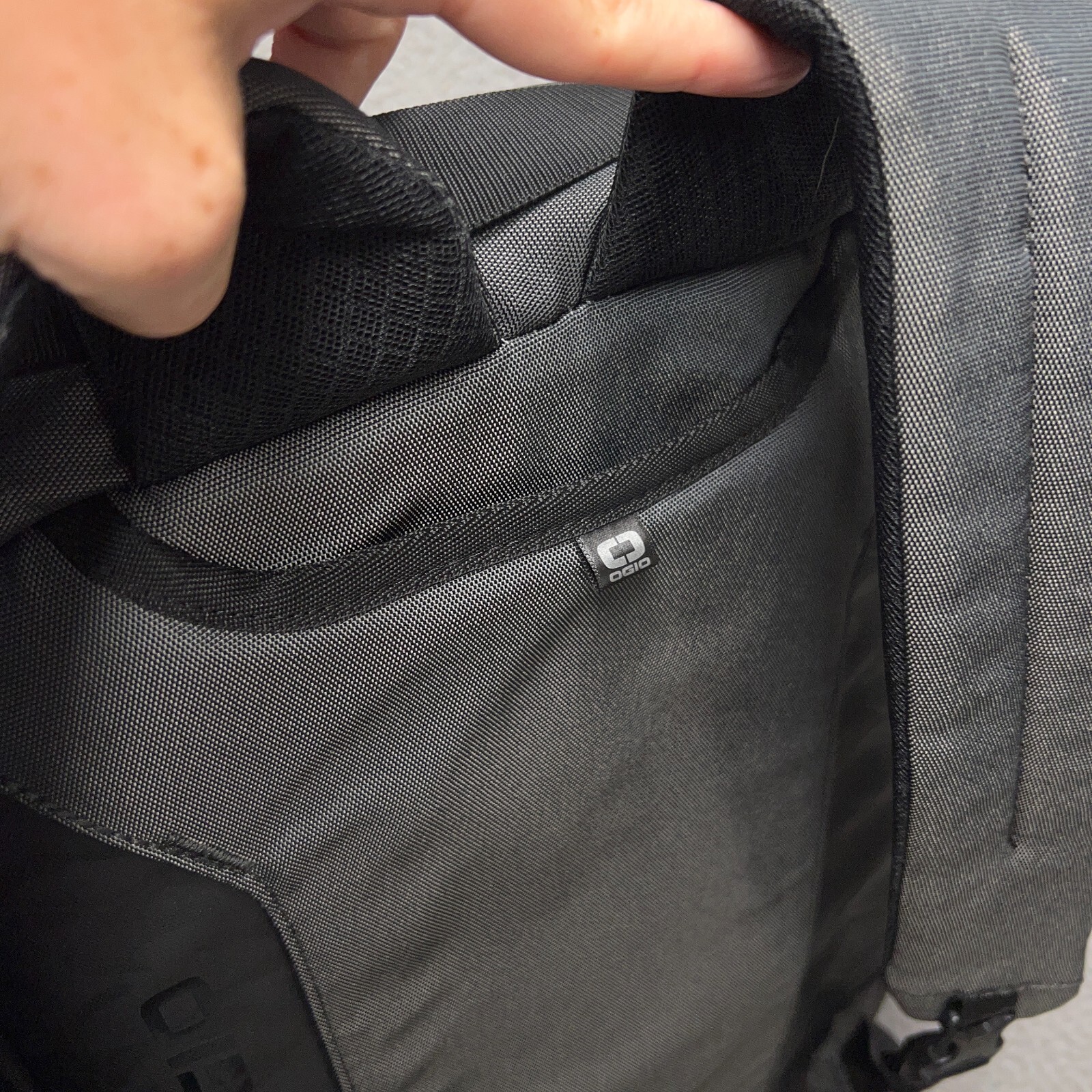 Ogio Convert Backpack Gray Black Camo Laptop Briefcase Work School Embroidered