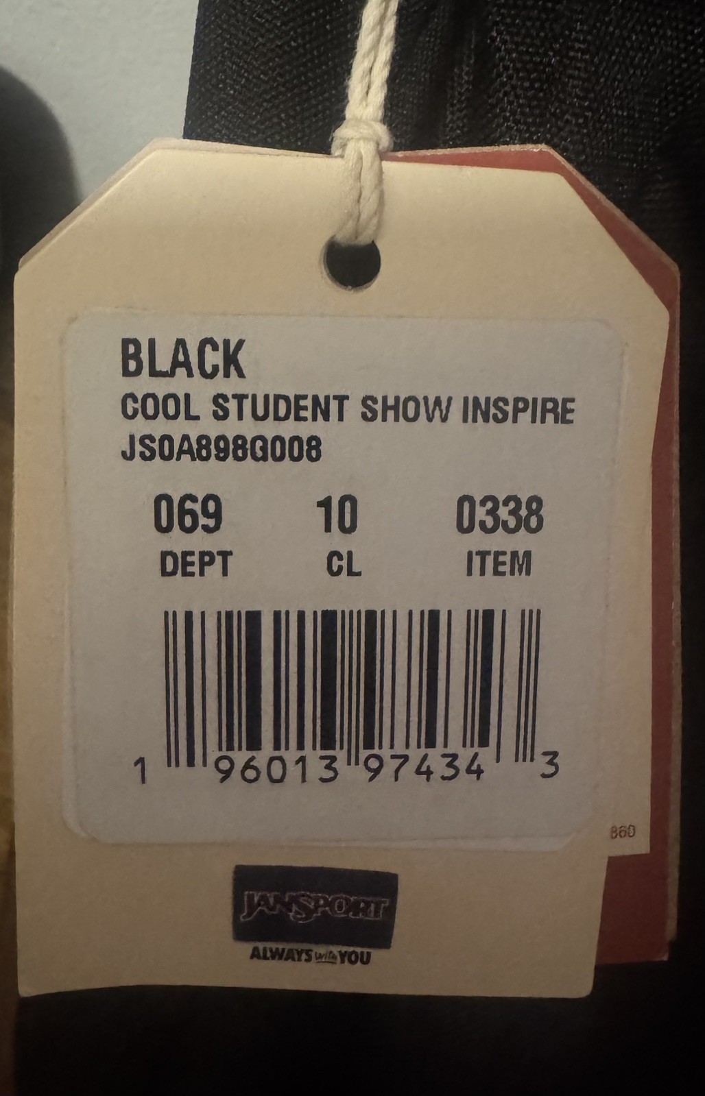 JanSport × Stranger Things Upside Down 34L Cool Student 17.5” Black Backpack