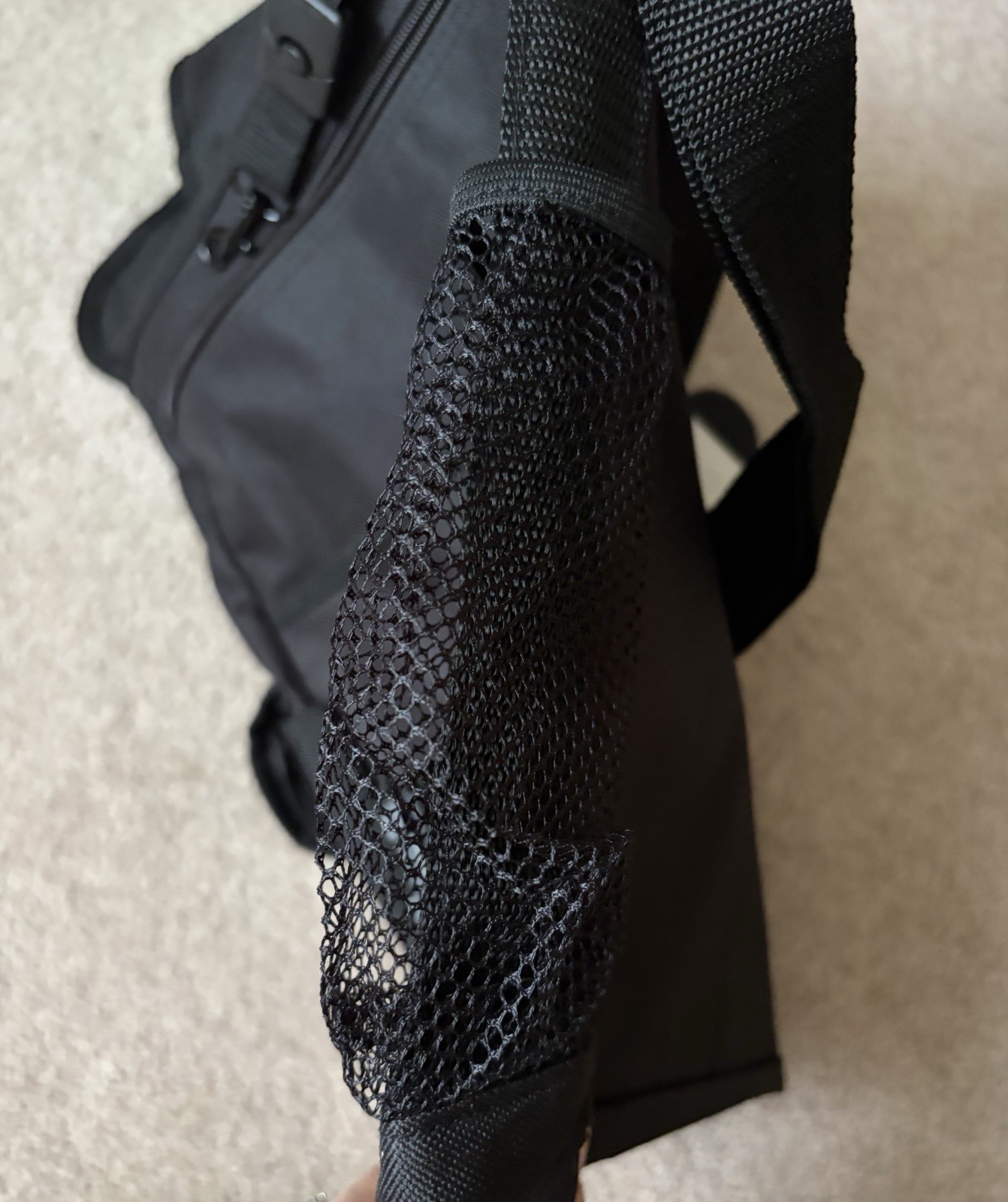 Black Embroidered Electric Guitar Fold Over Multi Pocket Strap Messenger Bag Nw