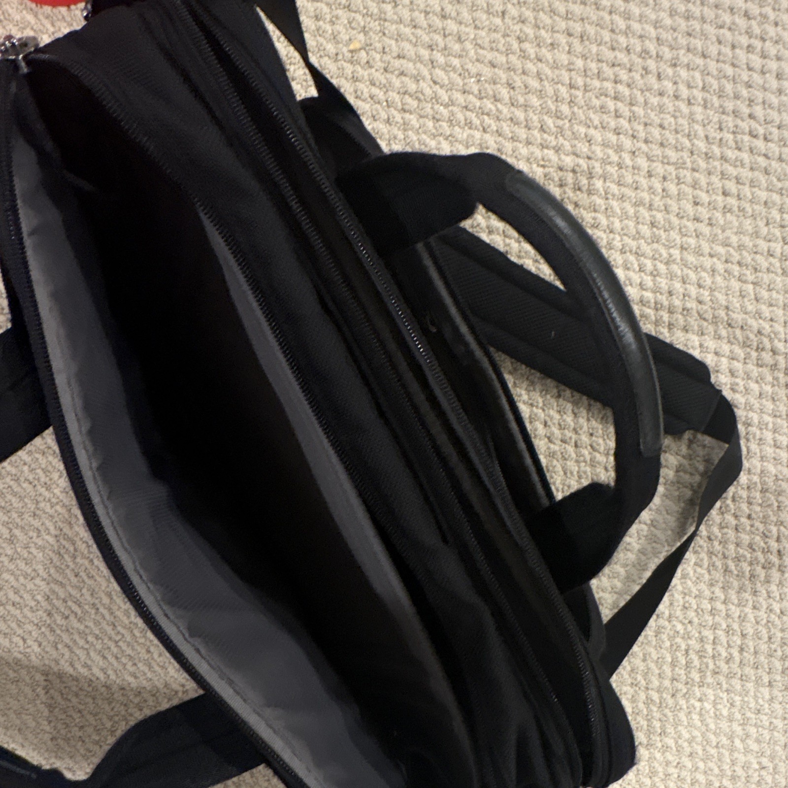 Briggs & Riley @ Work 18″ Slim Brief Messenger Bag Black Ballistic Nylon