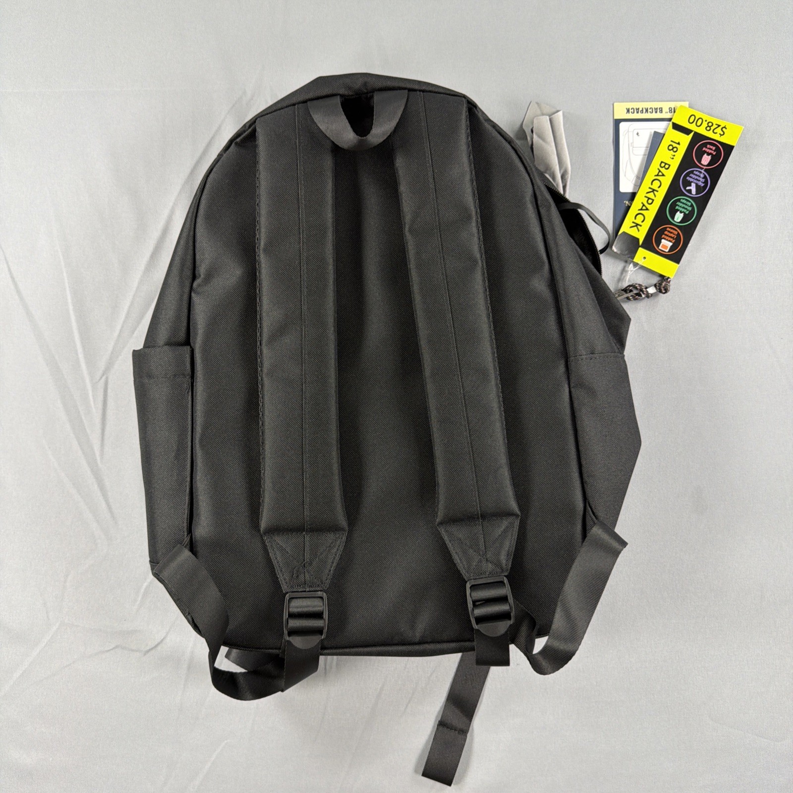 U.S. Polo Assn Backpack 18″ Black School Travel Laptop Bag NWT Classic Logo