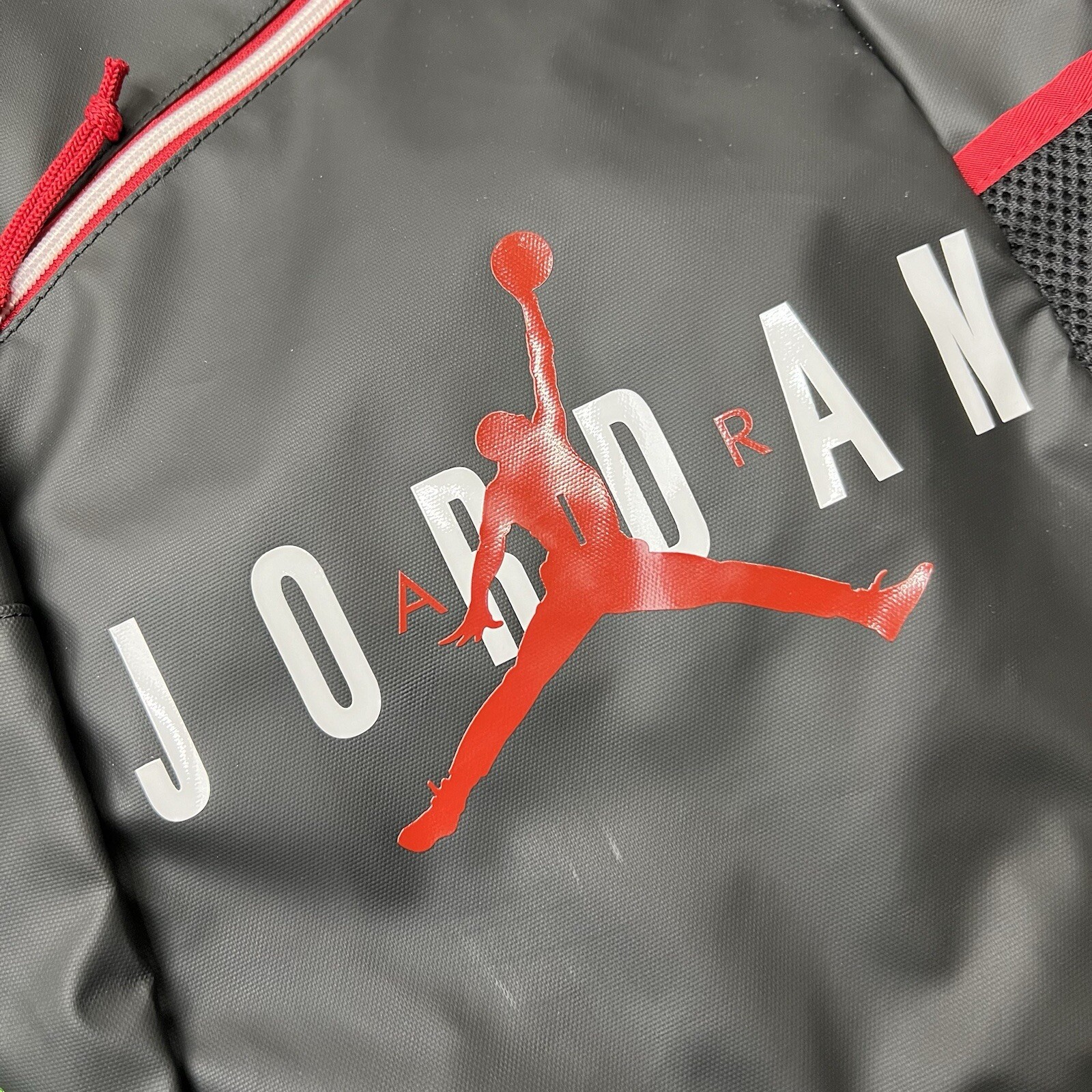 Jordan Crossover City 15″ Laptop Backpack Black Large Red White