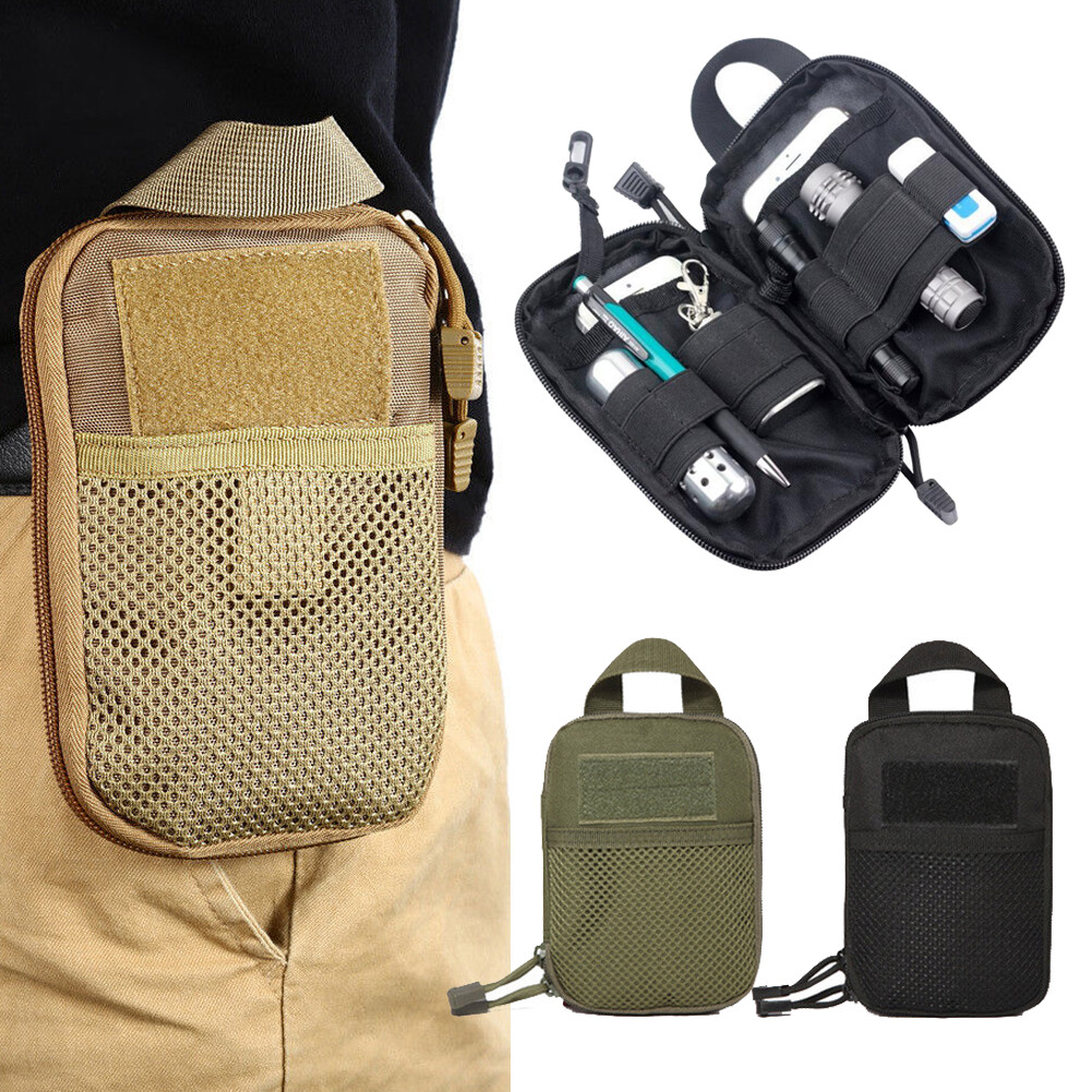 Tactical Molle EDC Bag Multi-purpose Phone Pouch Military Fanny Pack Waist Bag