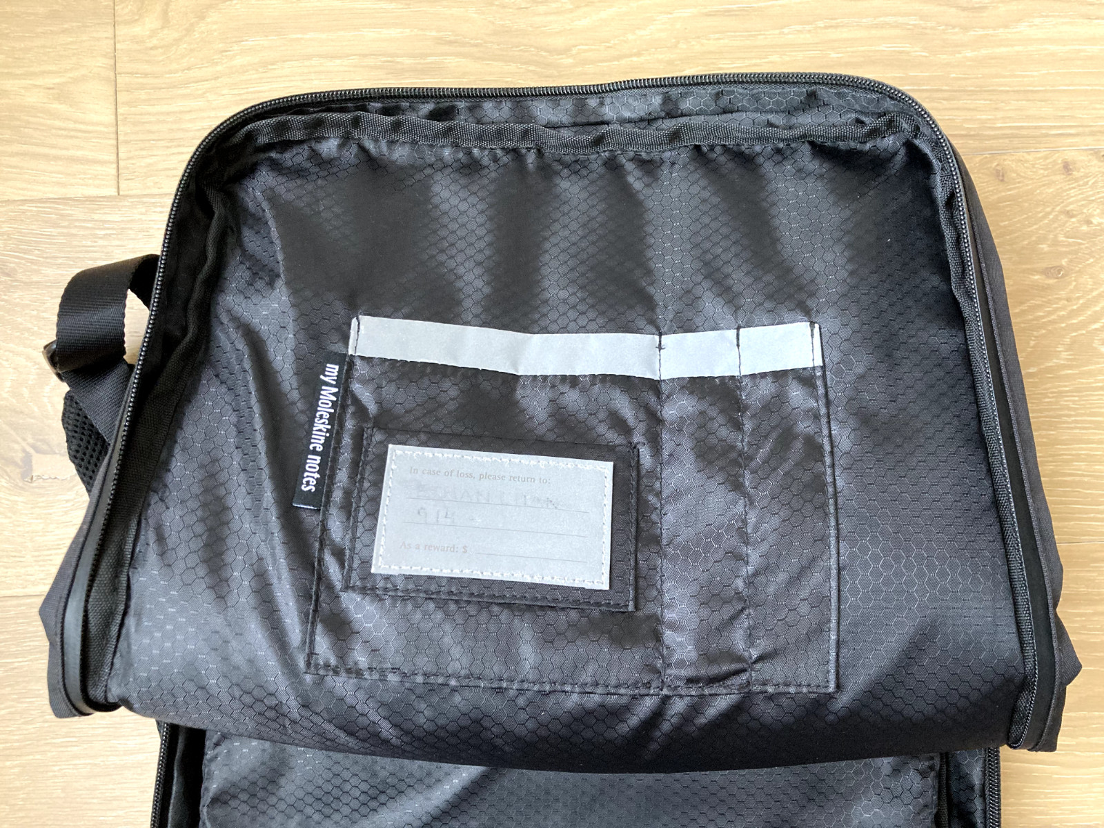 MOLESKINE Black Slim Backpack, METRO Collection, Modern Lightweight Bag $159