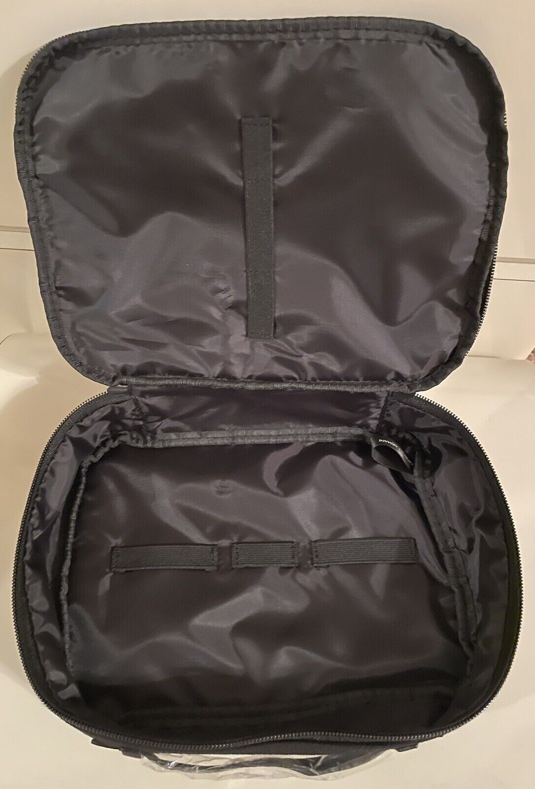 GIORGIO ARMANI Black Toiletry Bag Pouch Travel Case New with Dust Bag