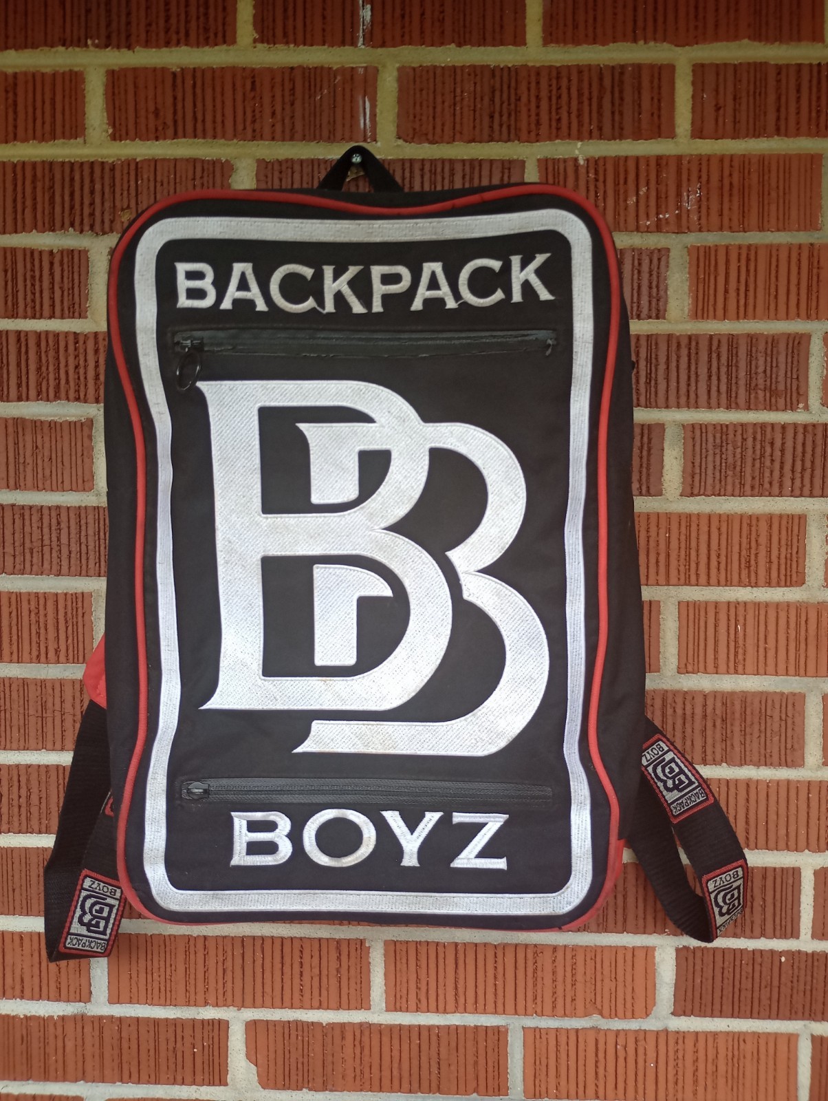 BACKPACK BOYZ Back Pack Embroidered Logo Straps & on Front Vintage