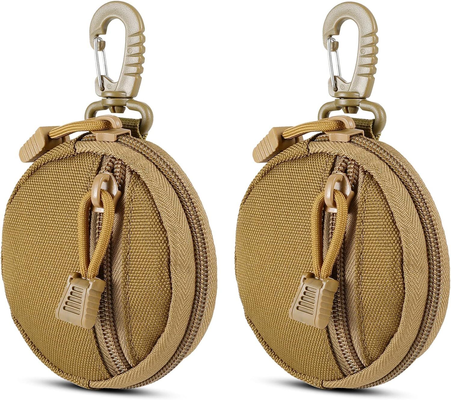 2 Pack Tactical Compact EDC Pouch Molle Utility Pouch Accessories Organizer Bag