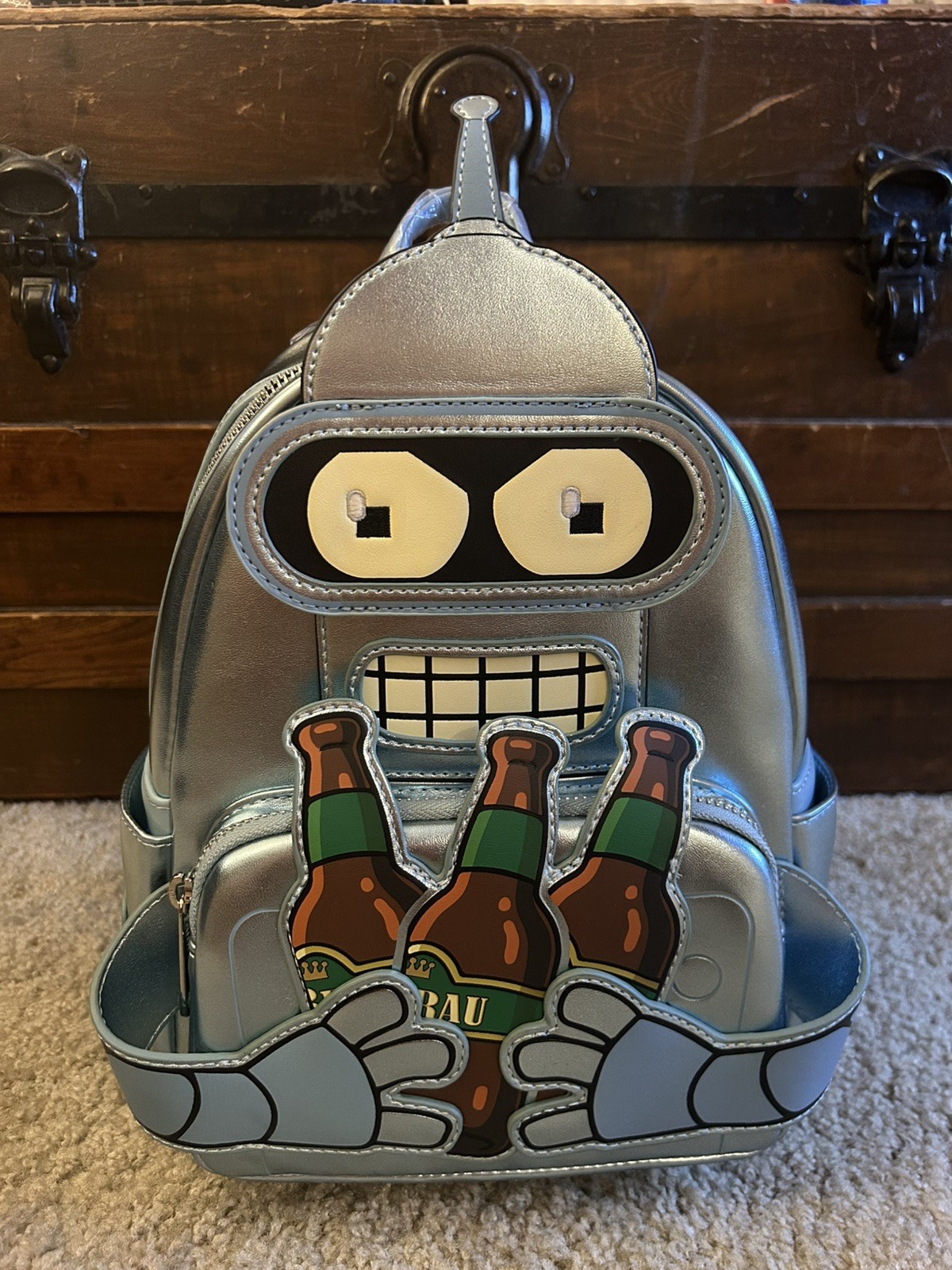 Loungefly WonderCon Limited Edition Futurama Bender Cosplay Mini Backpack – NWT