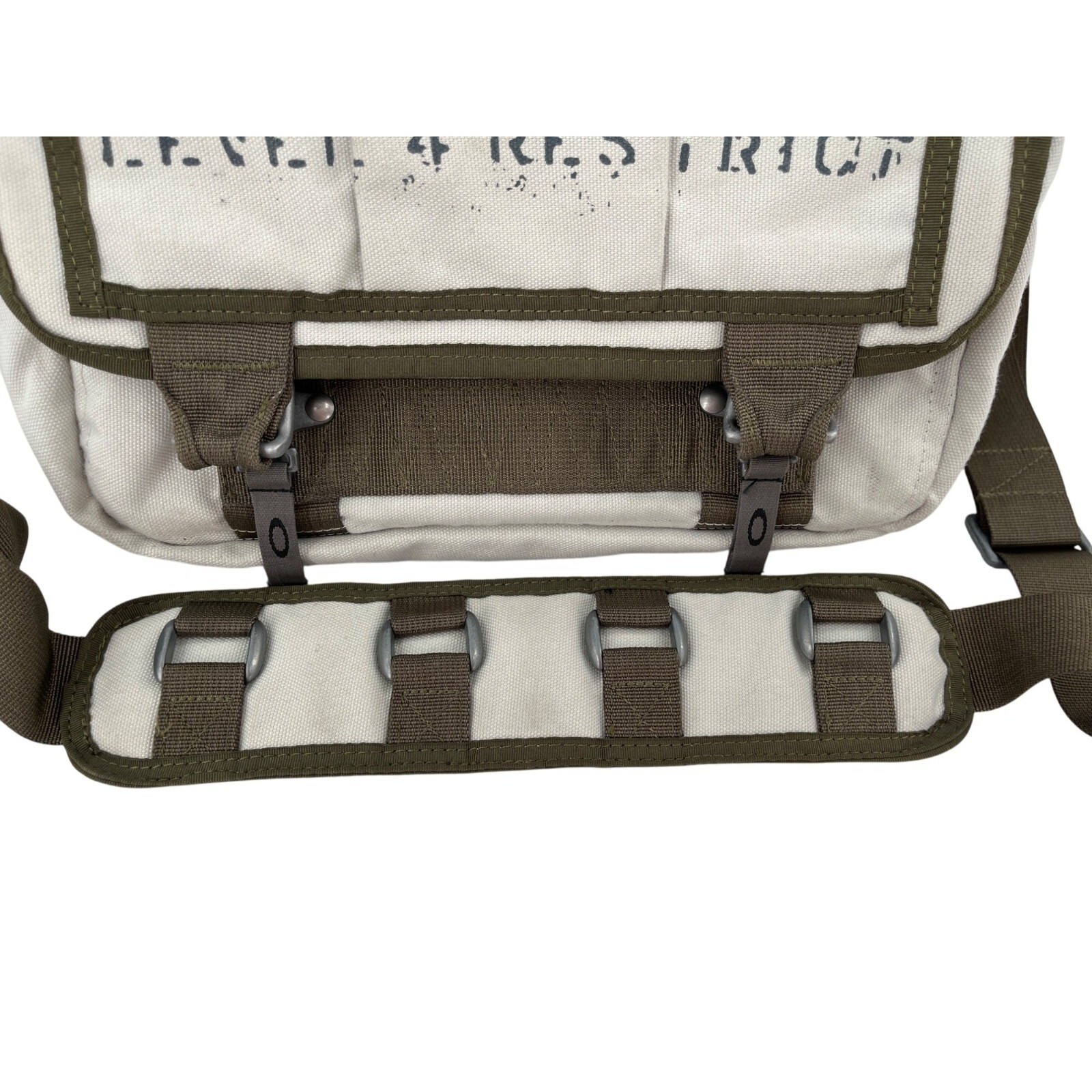 Oakley Tactical Field Gear Standard Issue Canvas Messenger Bag Adjustable Strap