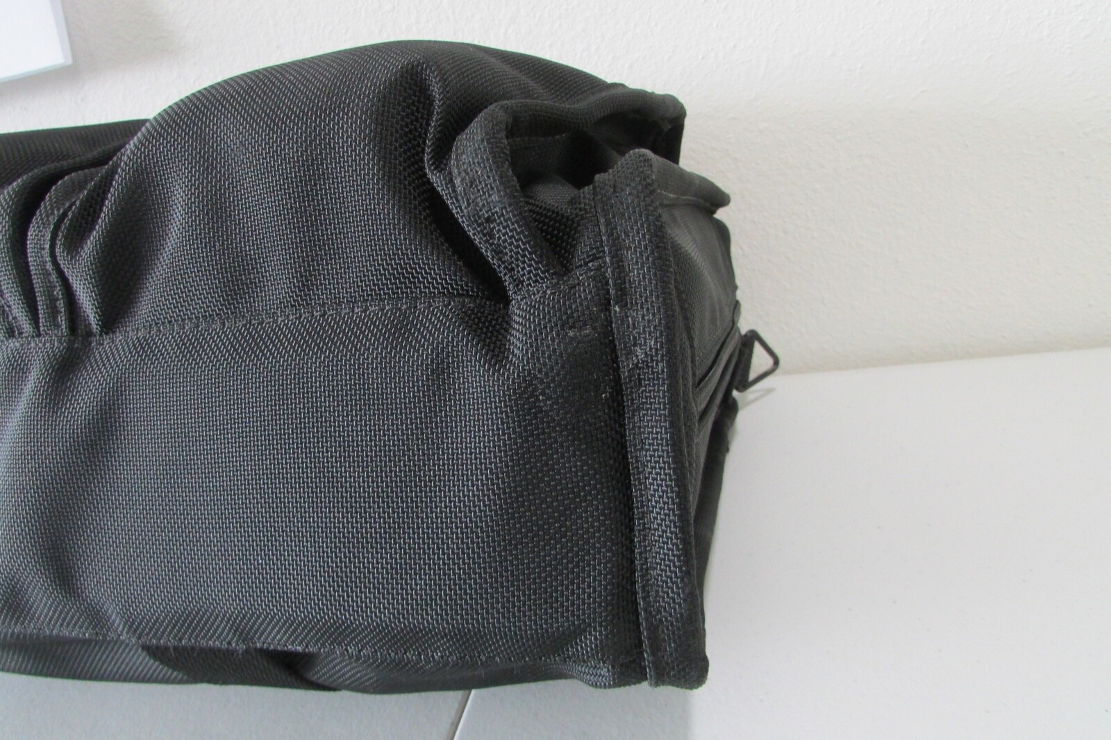 Tumi Black Ballistic Nylon Briefcase Padded 15″ Laptop Messenger Bag wTop Handle