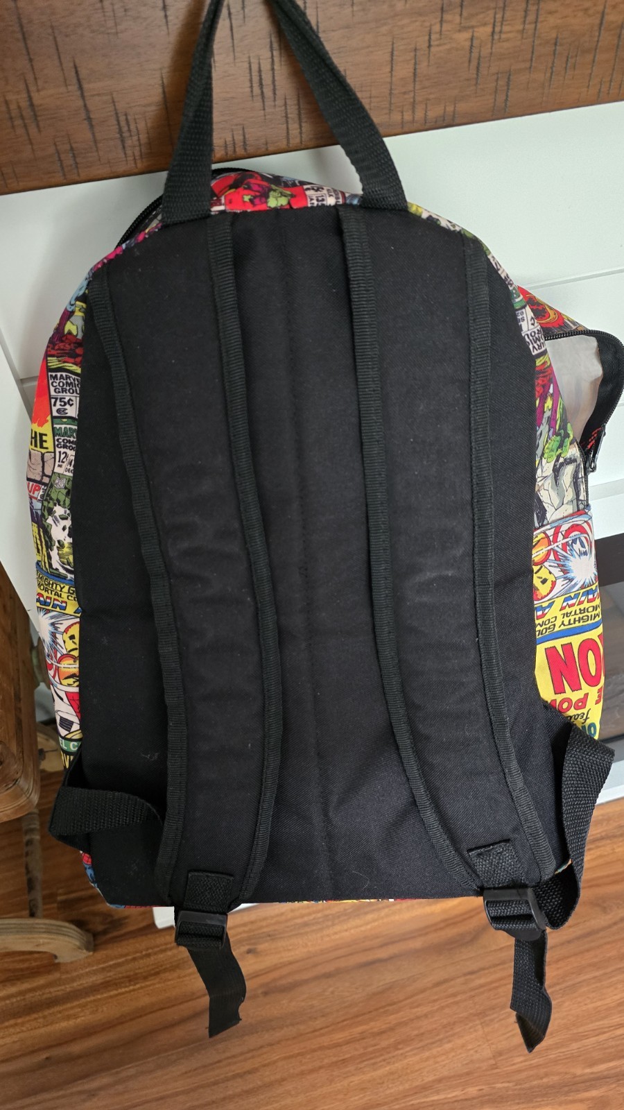 Marvel Comic Book Print Backpack School Book Bag Boys Kids Superhero