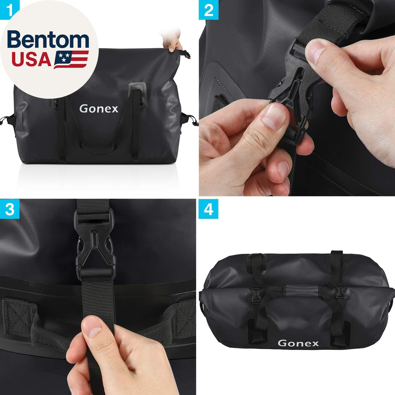 Extra Large Waterproof Duffle Travel Dry Duffel Bag Heavy Duty Bag with Durable