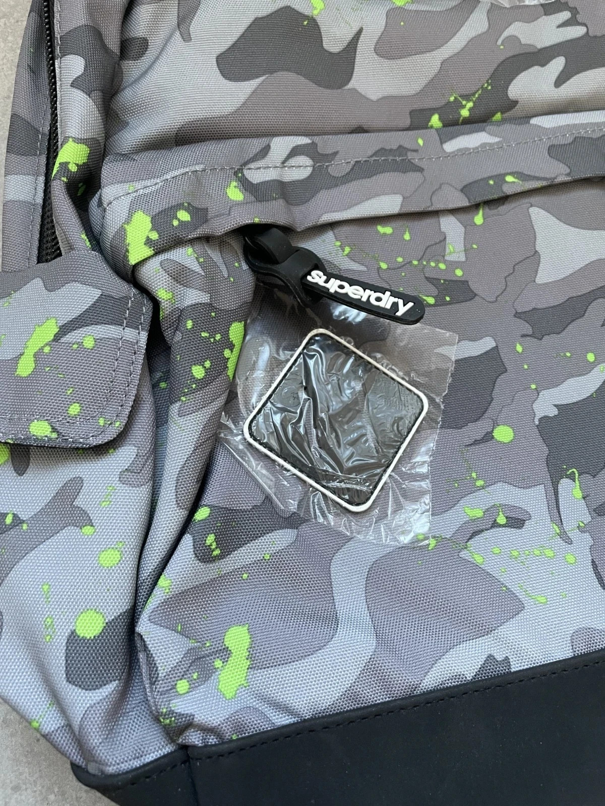 Superdry Outdoor Originals Japanese Camo Print Grey Backpack – New With Tags