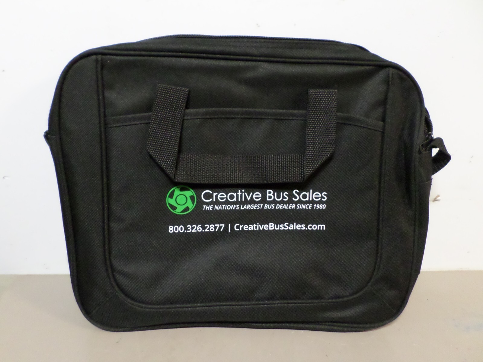 Polyconcept Bullet Promotional Black Carry / Laptop Bag Branded