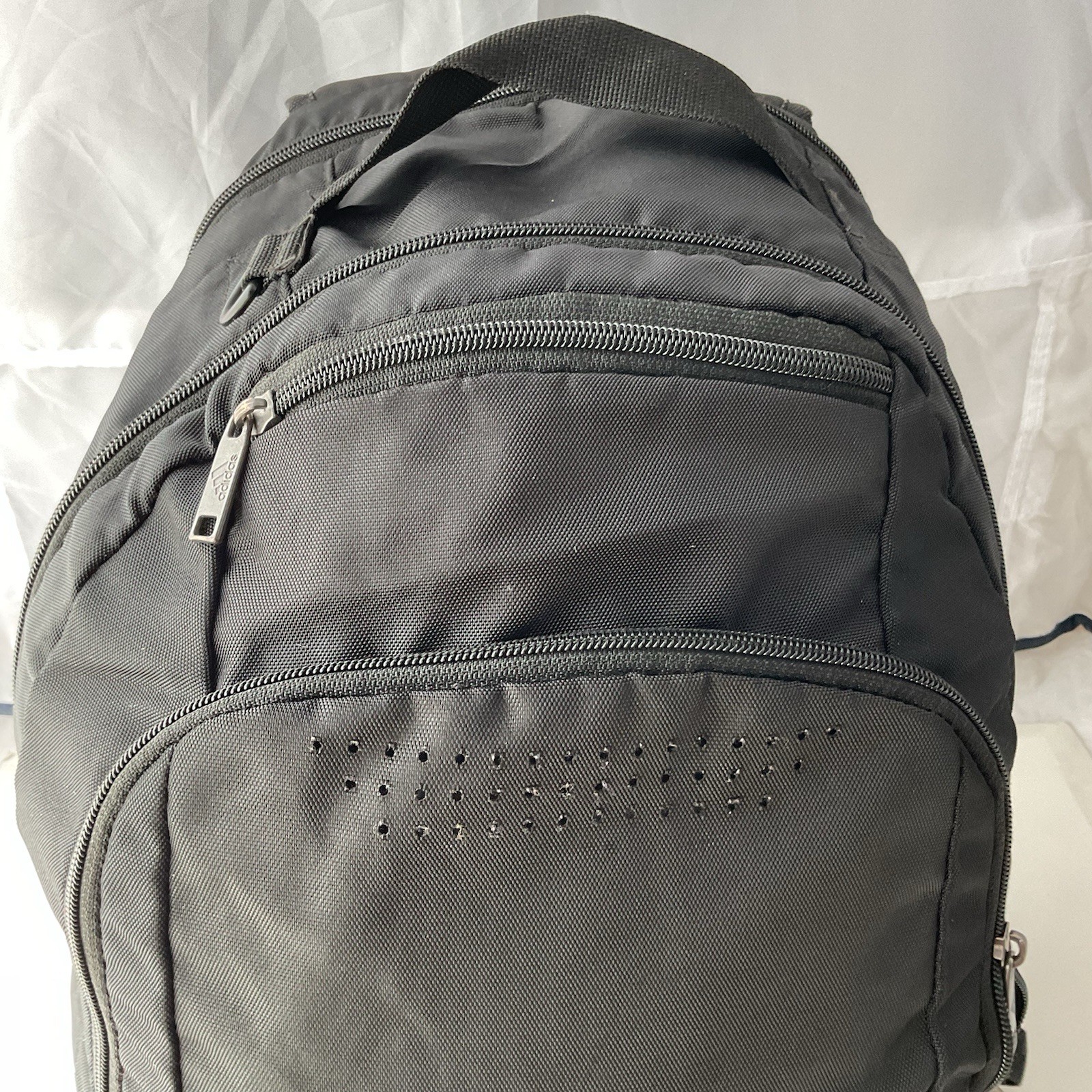 Adidas Triple Black Defender Team Unisex 20″ Backpack With Vented Shoe Pocket