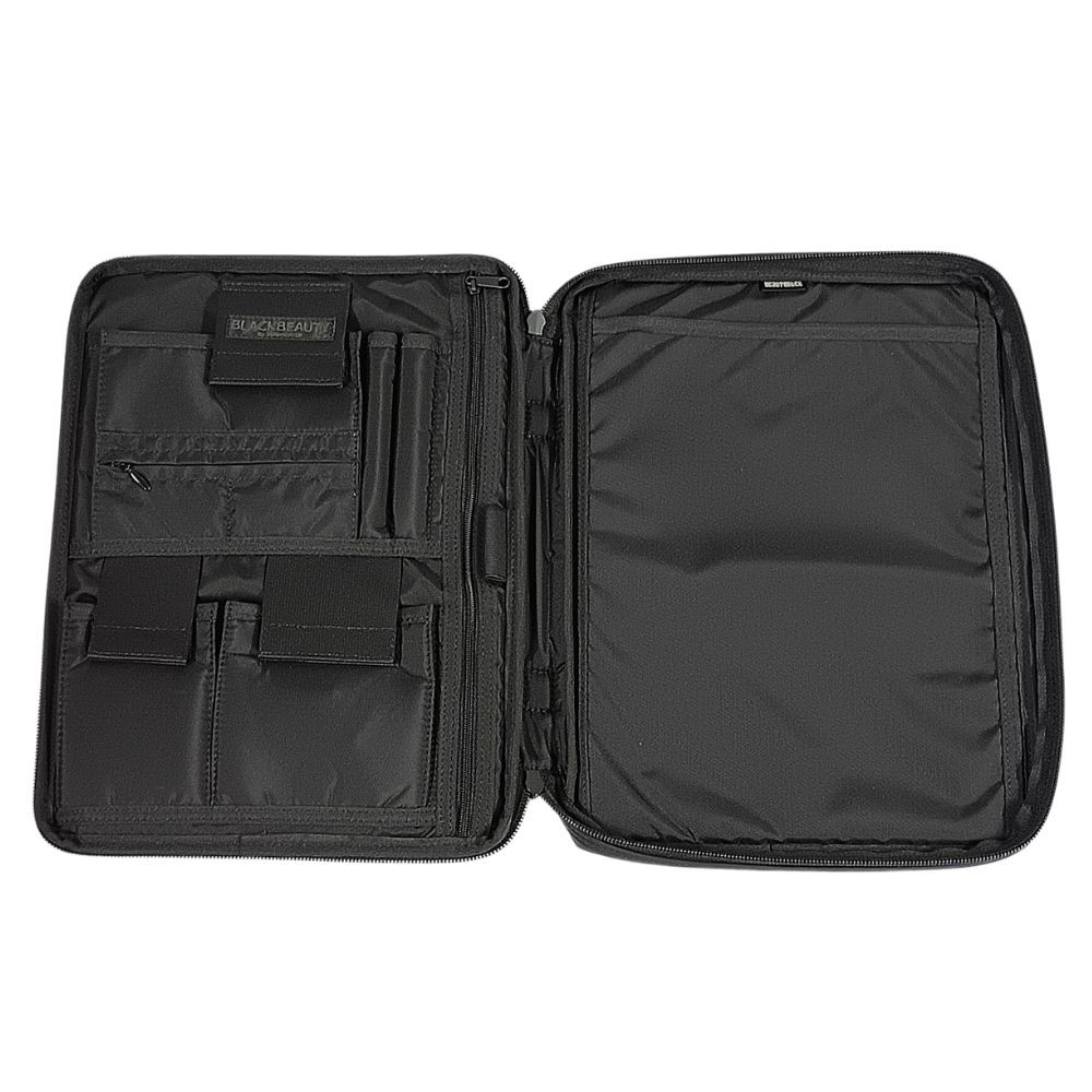 HEAD PORTER BLACKBEAUTY Note Case Clutch Bag Black Genuine 55263 [Used]