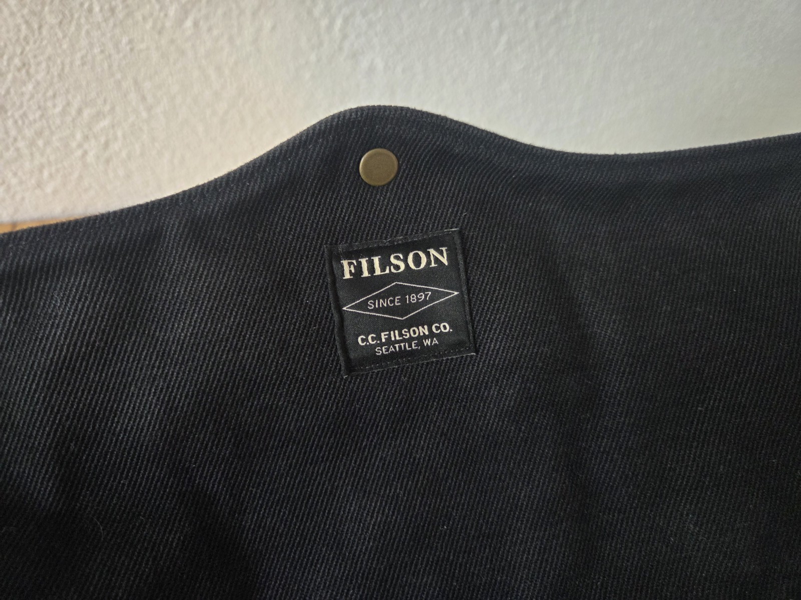 Filson Rugged Twill Original Briefcase | Black | Made in USA | MSRP $499