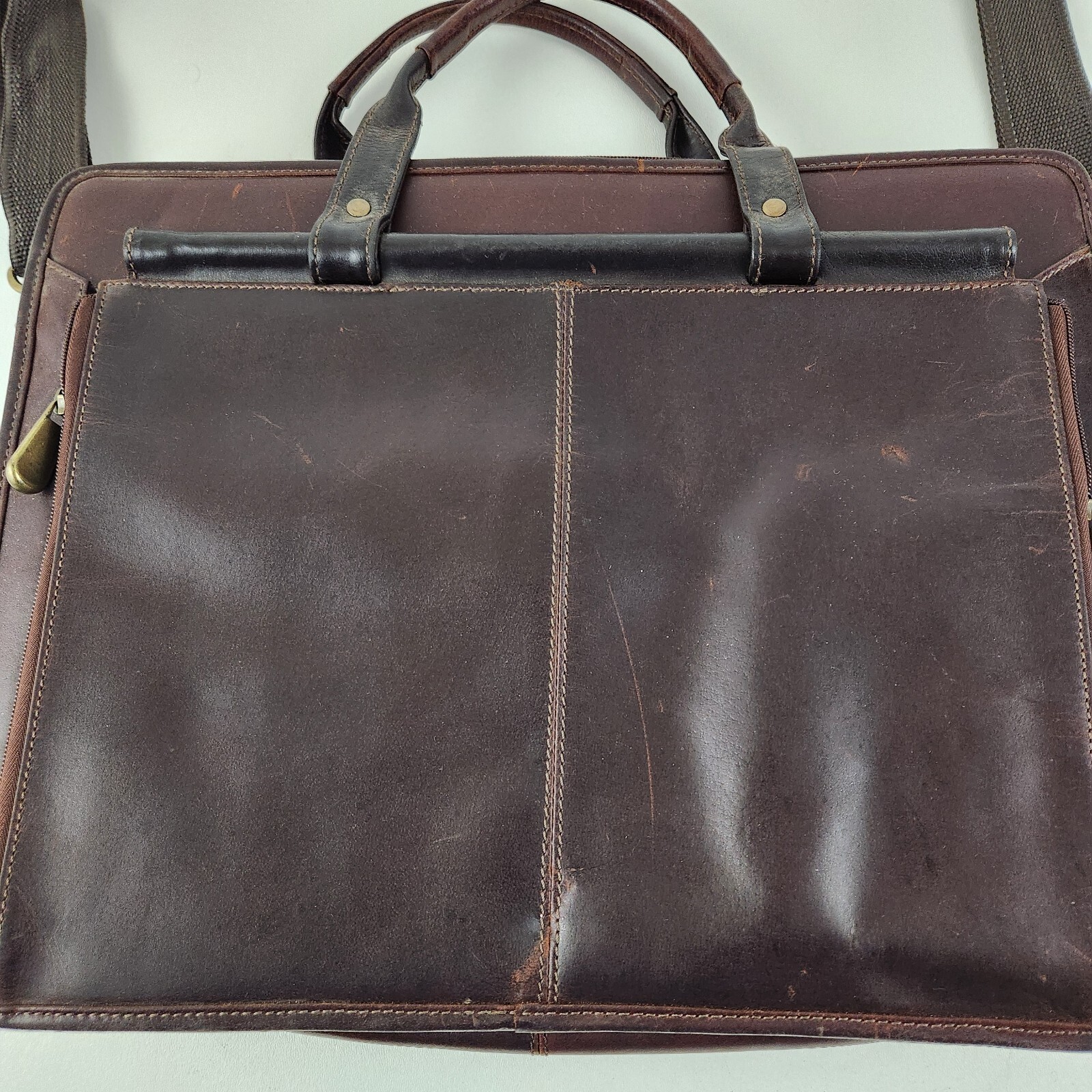 Wilsons Leather Pelle Studio Bag Briefcase Messenger Bag Computer Vintage Preppy