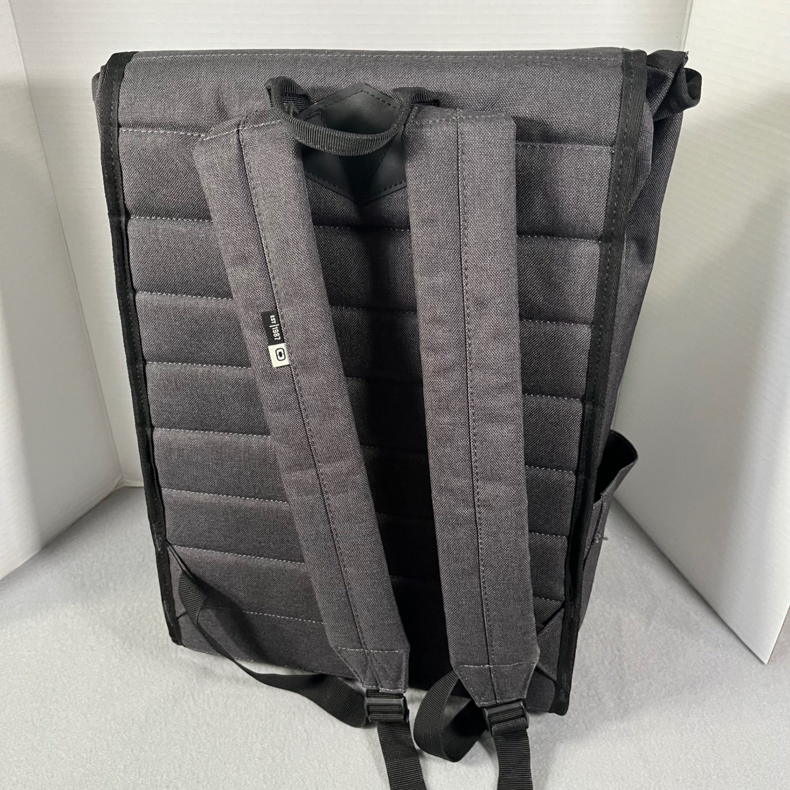 OGIO Dark Gray Backpack with Flamingo Logo Laptop School Travel Bag Padded