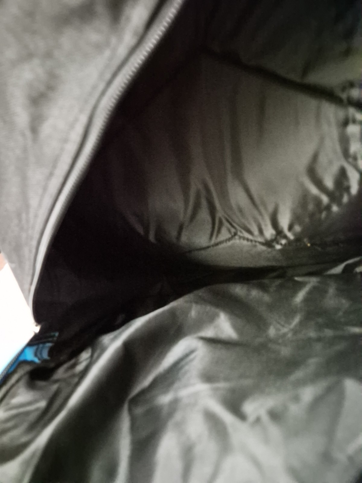 Blue & Black Multi-Pocket Backpack – Audio Port – Lightweight & Durable