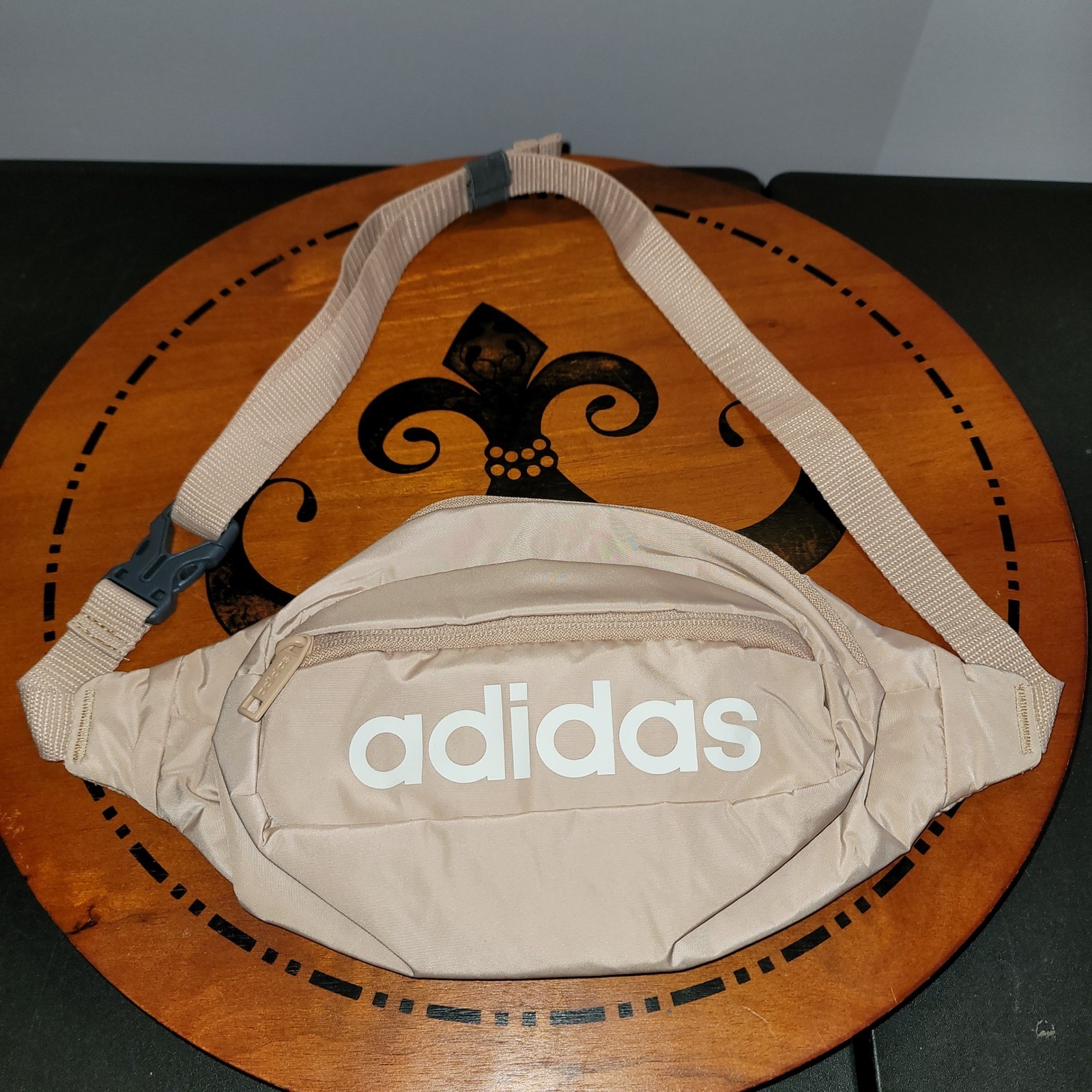 Adidas Core Waist Pack Beige Fanny Pack Crossbody Bag 90288 Recycled Polyester