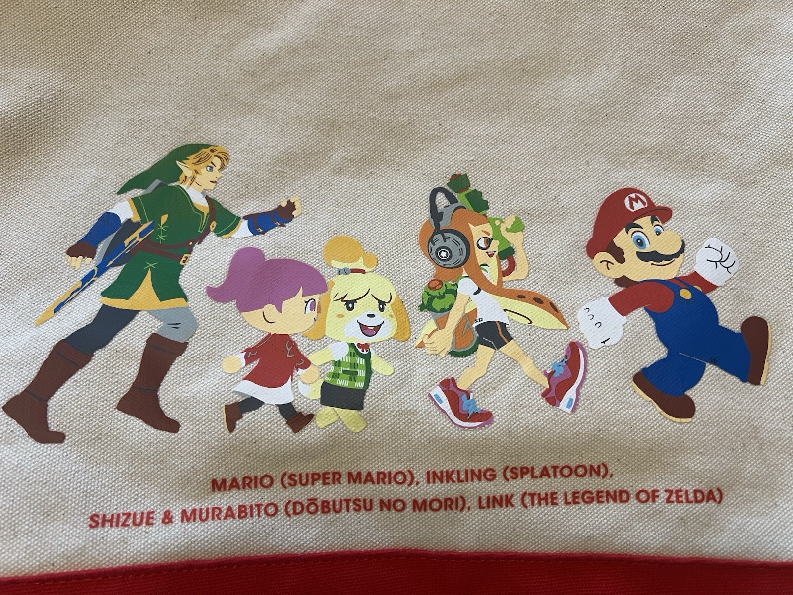 Nintendo TOKYO Tote Bag Mario Zelda Splatoon Animal Crossing