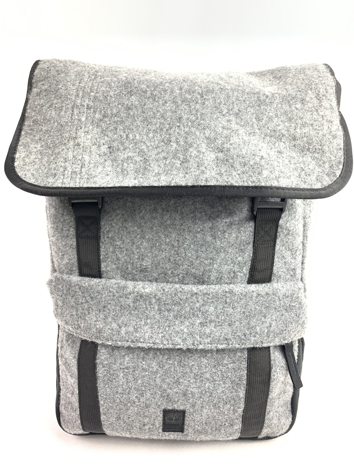 Timberland Natick 17L Felt Fleece Black/Grey Unisex Backpack J3003-043