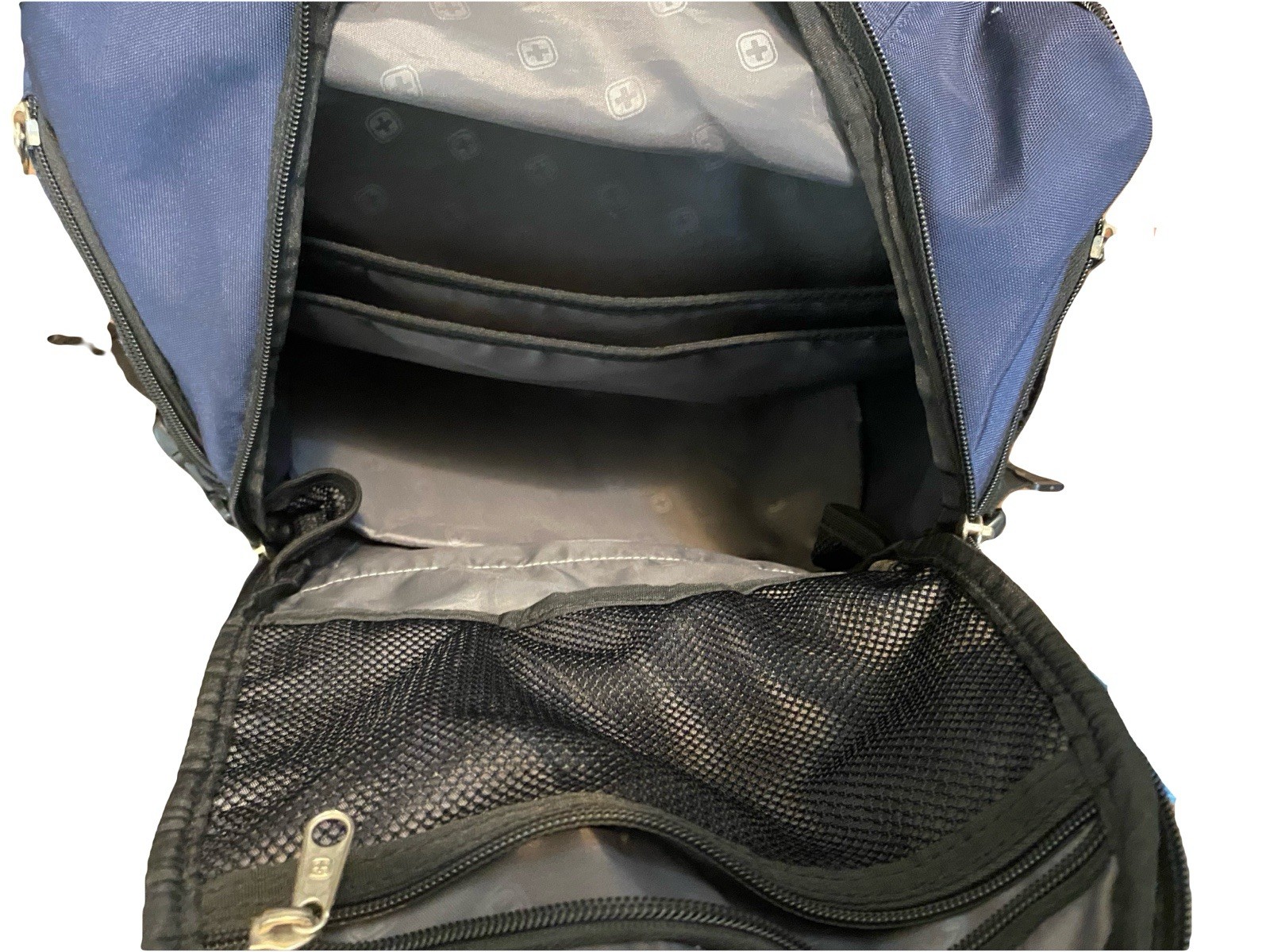 Swiss Gear Navy Blue Backpack with Laptop Sleeve