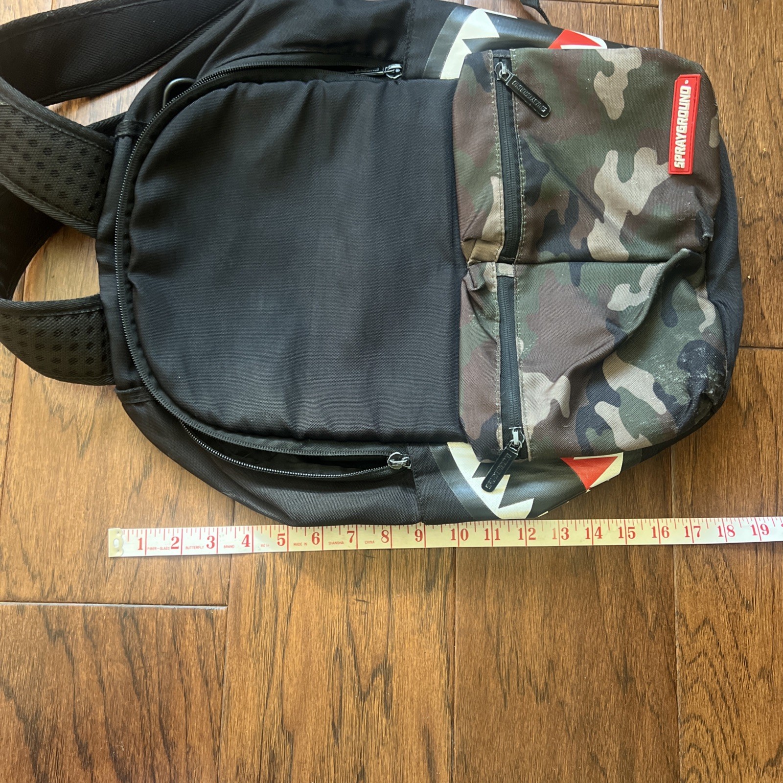 Sprayground Black/Camo Backpack