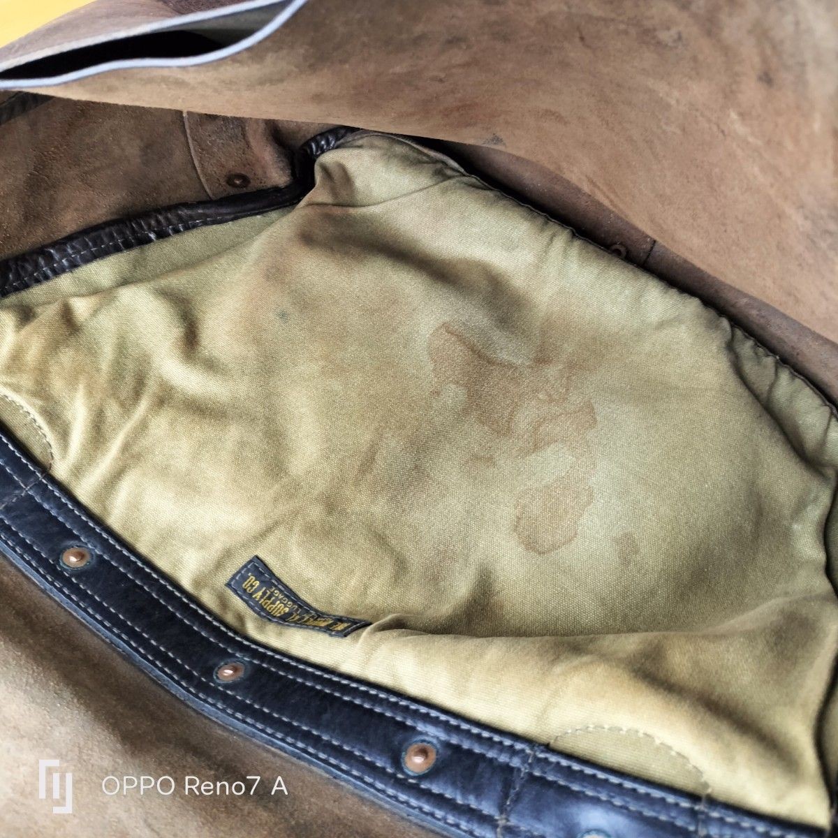 RRL Double RL Ralph Lauren Leather Messenger Bag Shoulder Bag Dark Brown